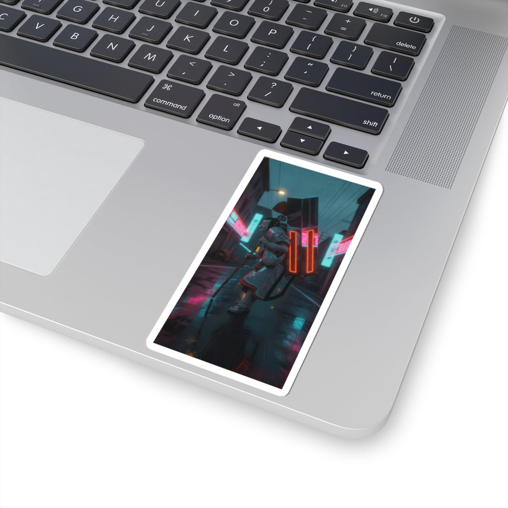 Fast Furious — The Actor Nakamura Nakazo As A Rokuju-Rokubu (Pilgrim To Buddhist Temple) — Kiss-Cut Sticker