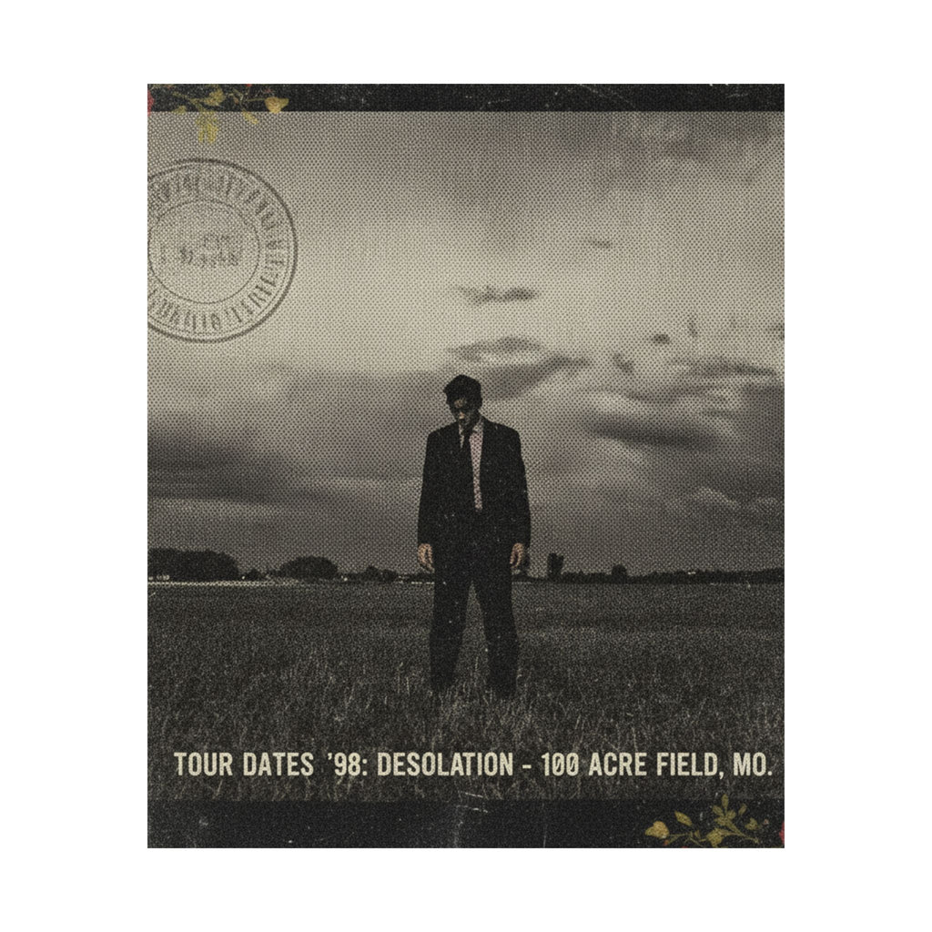 Desolation '98 Tour Vintage Bootleg Field Poster