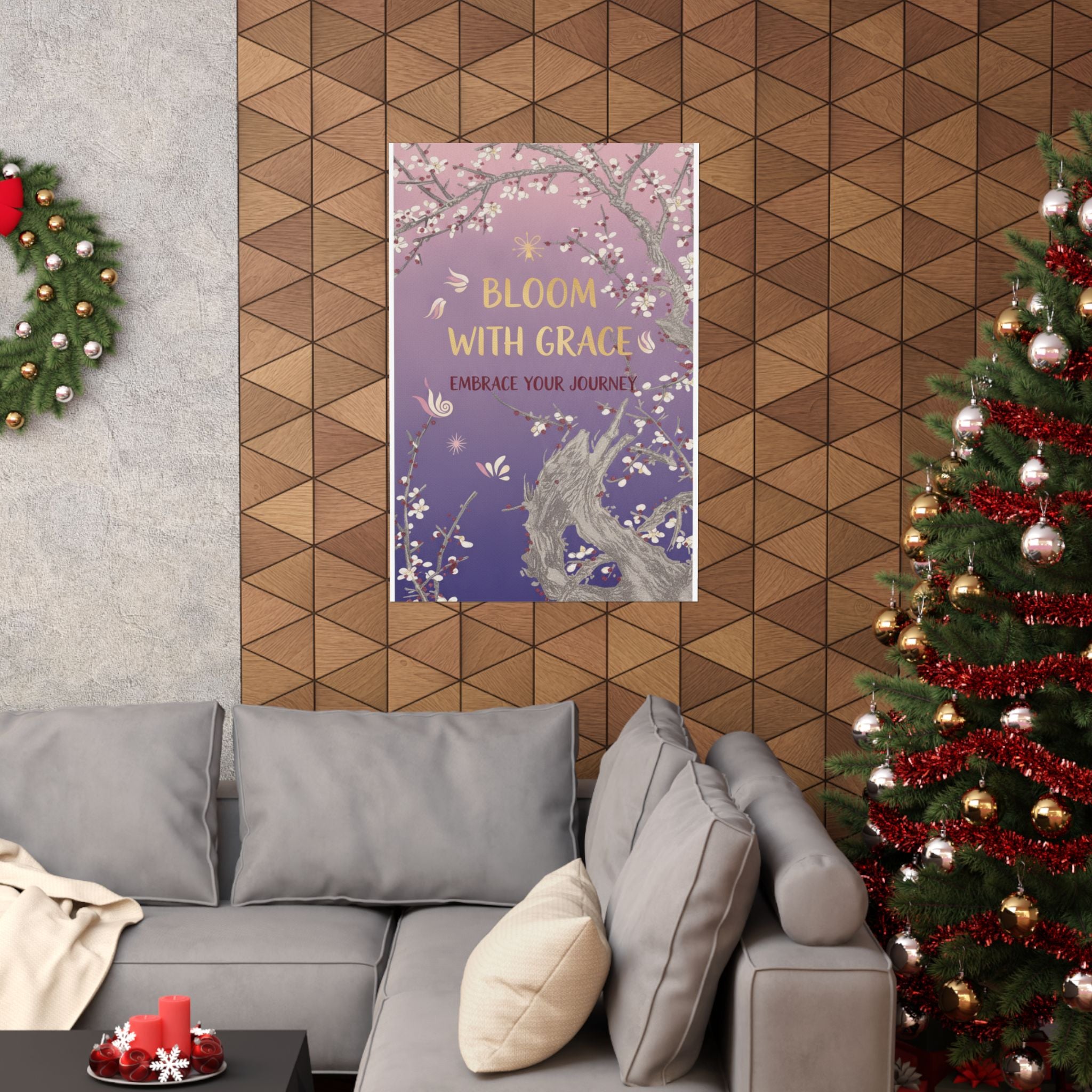 Affirmation — Plum Tree In Blossom — Matte Poster