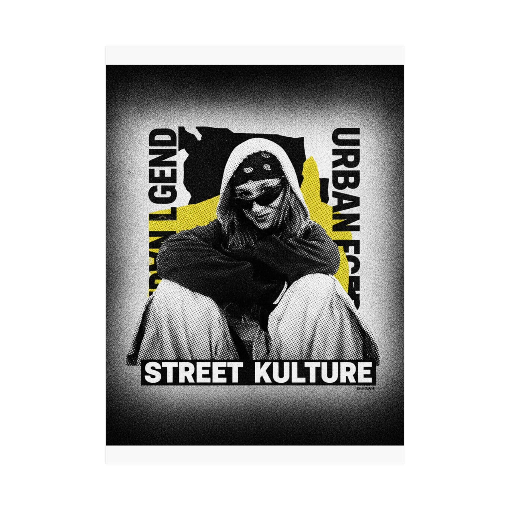 Streetwear Collage — Person — Matte Poster