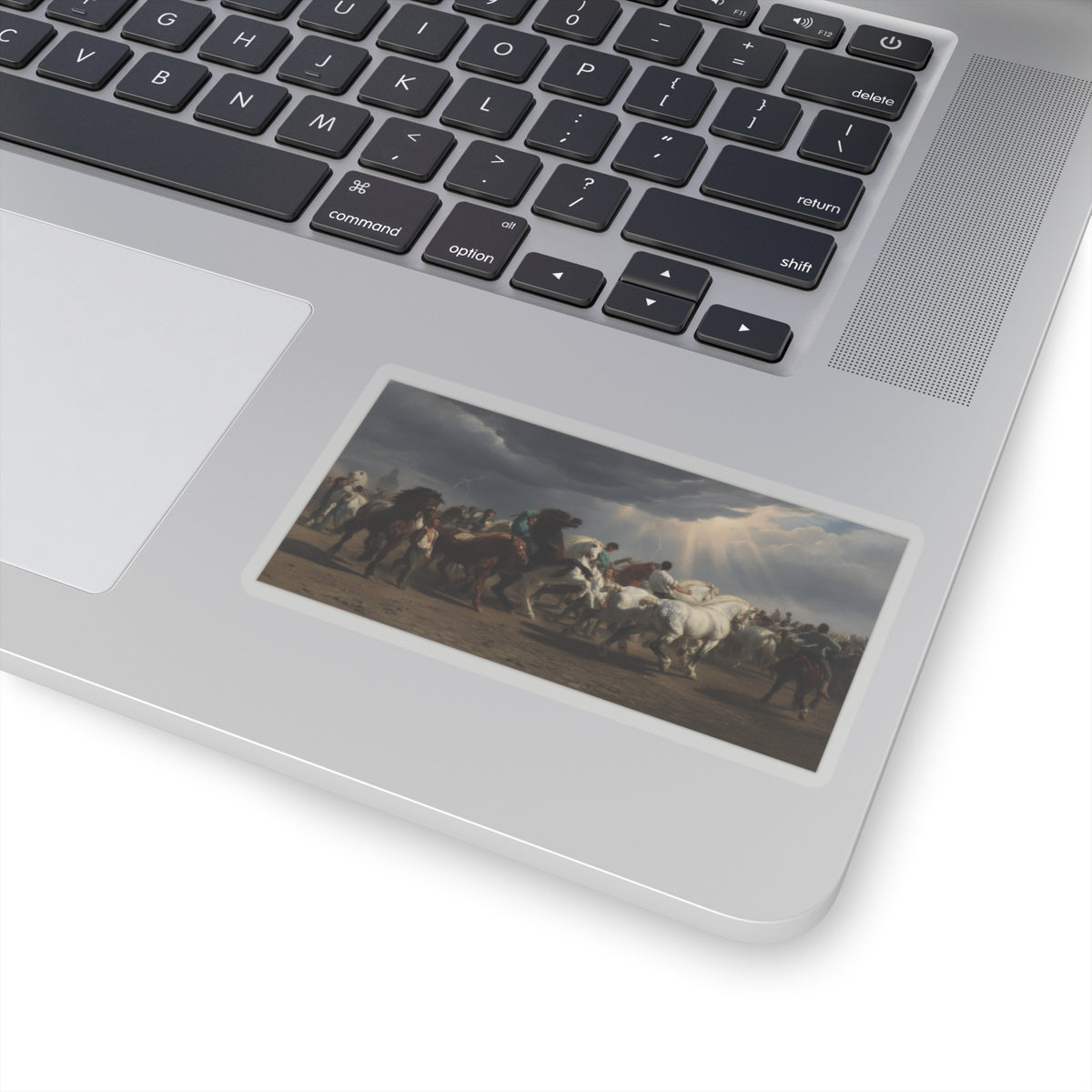 Dramatic Storm — Horse — Kiss-Cut Sticker