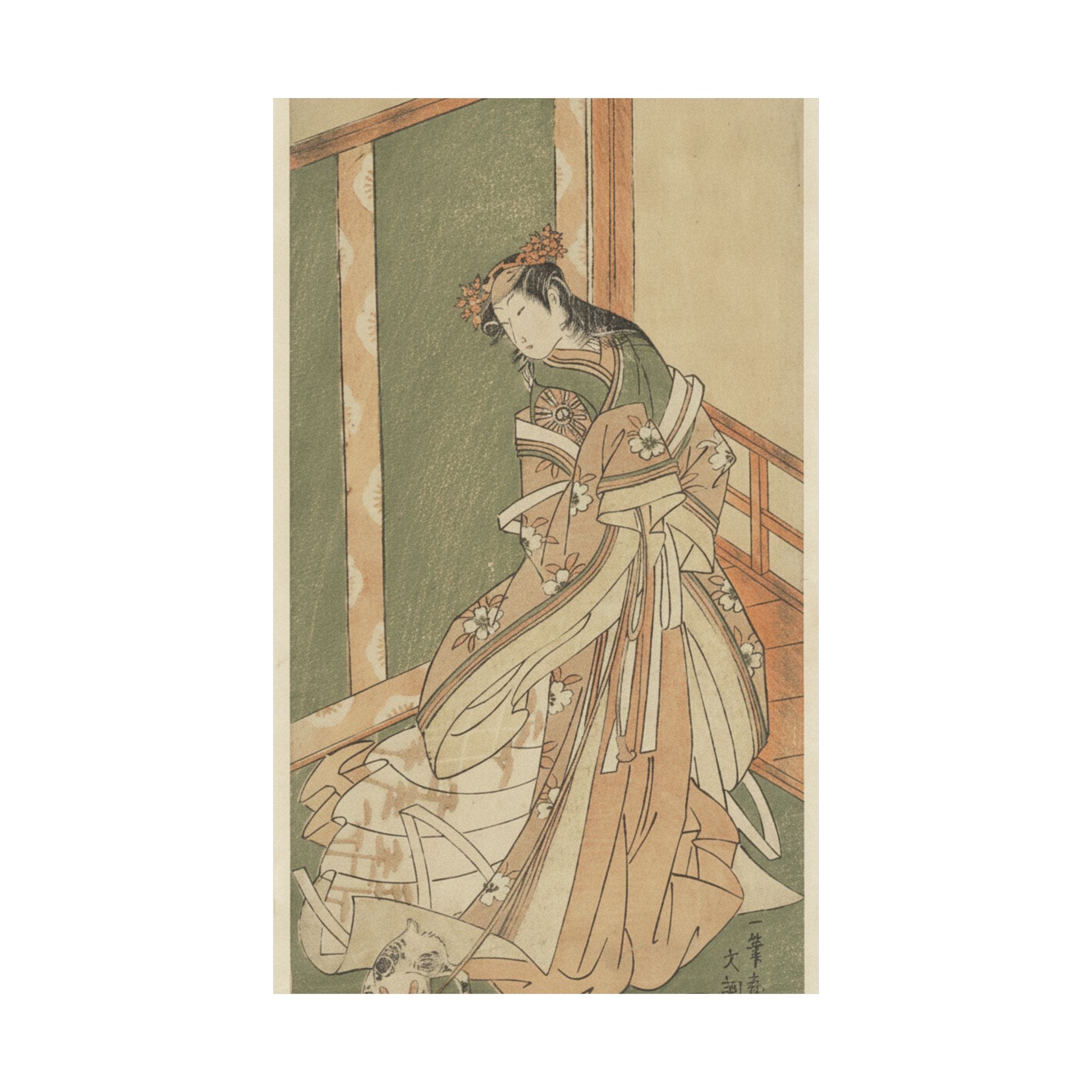Botanical — The Third Princess (Onna San No Miya) — Matte Poster