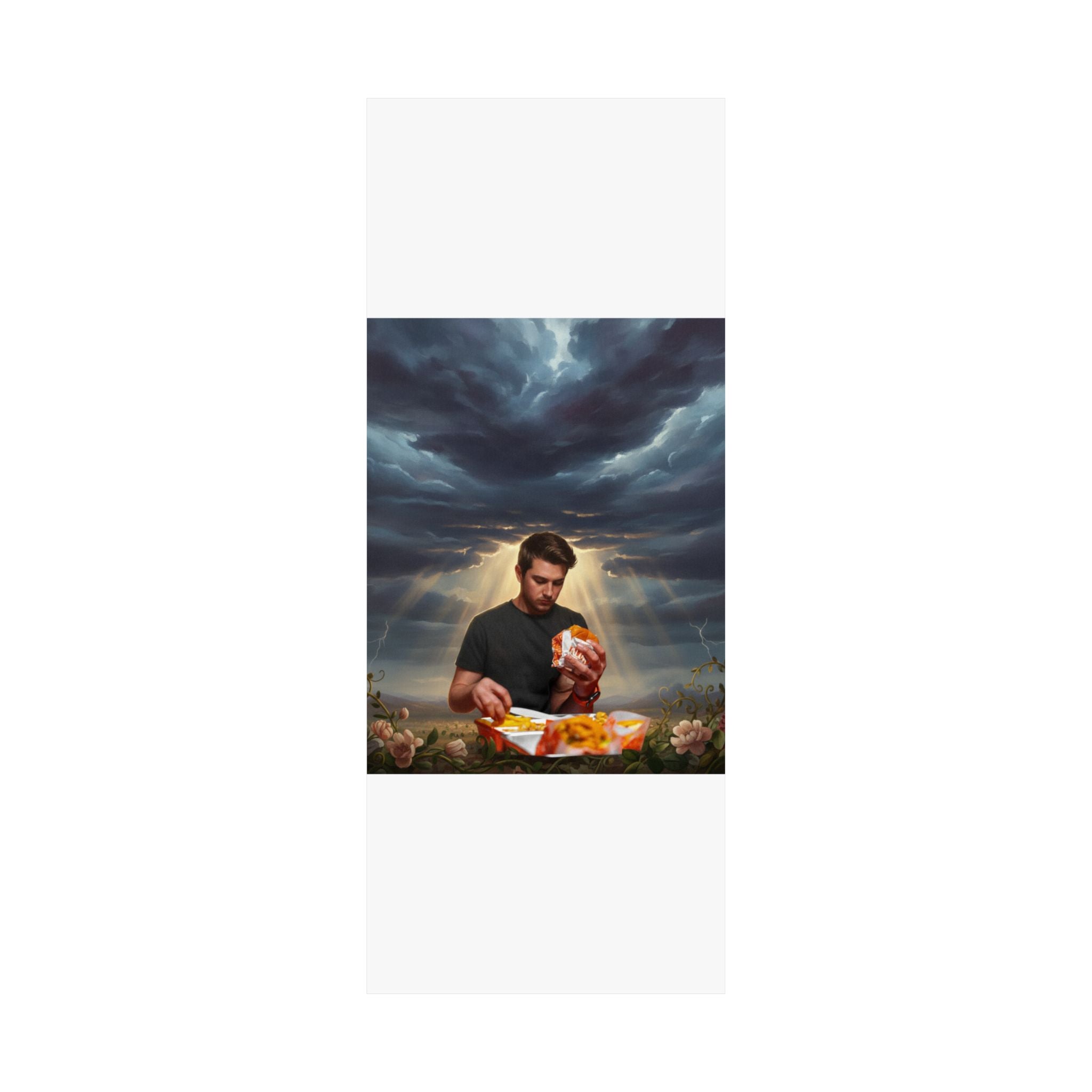 Dramatic Storm — Person — Matte Poster