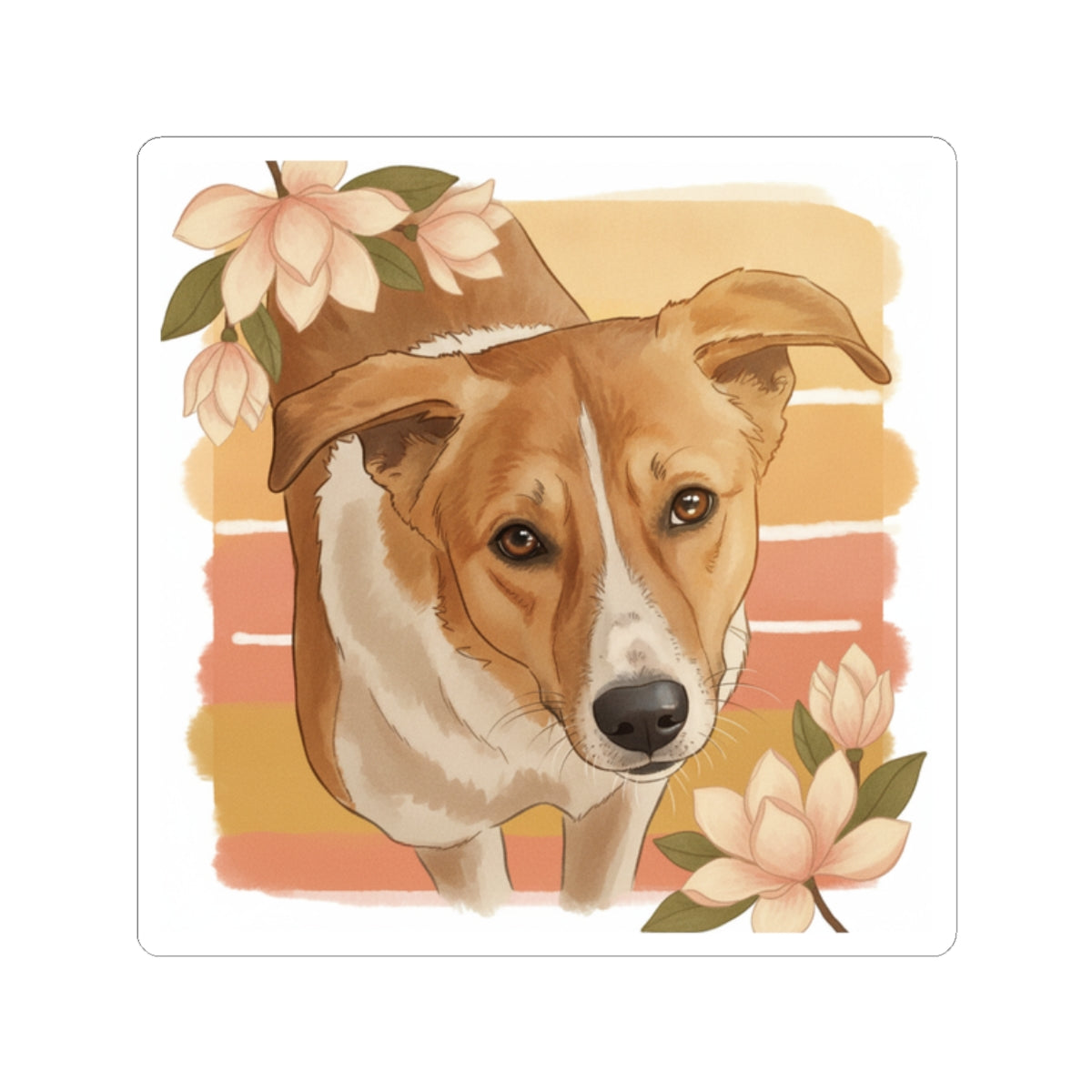 Southern Sunset — Dog — Kiss-Cut Sticker