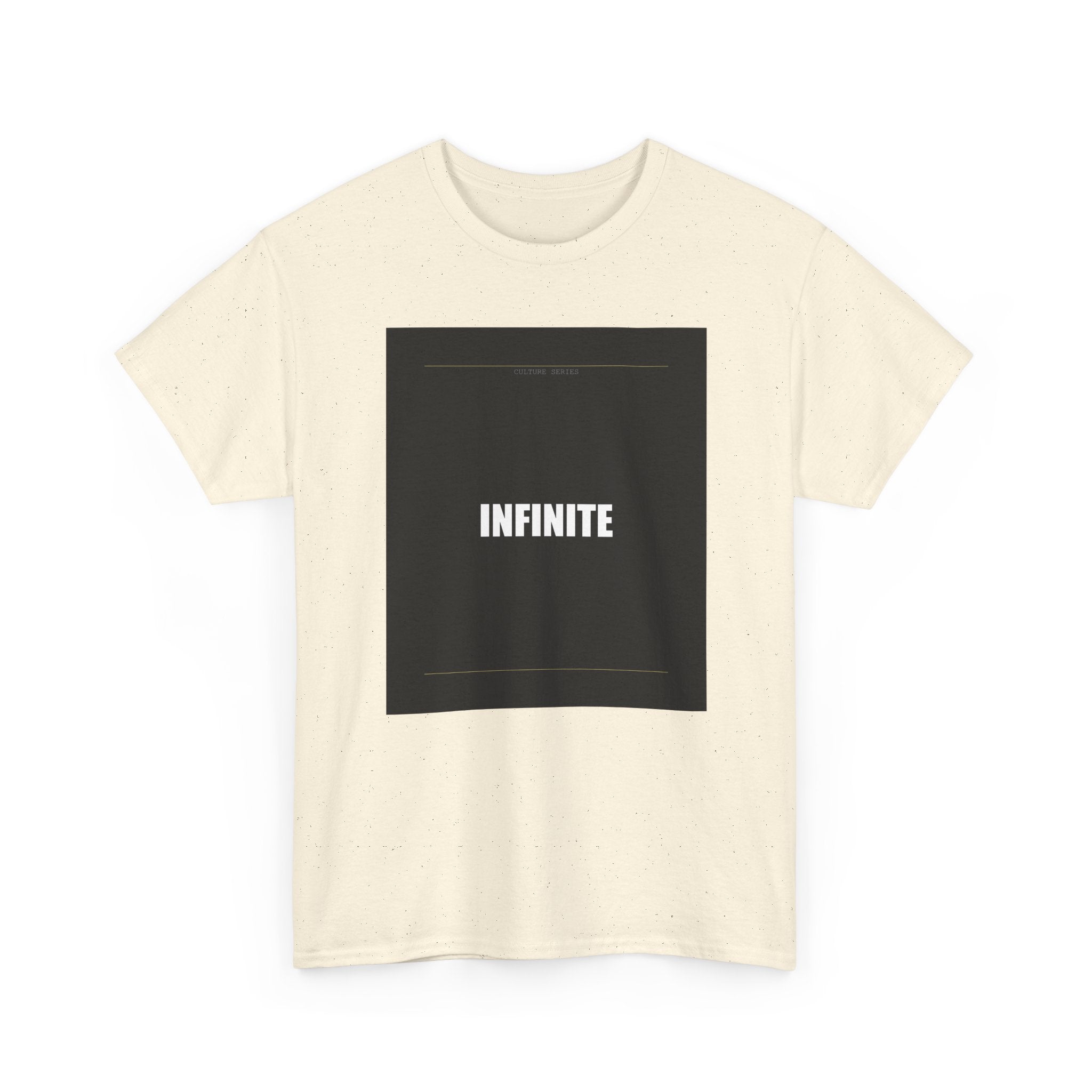 INFINITE Bold Type Charcoal Block Graphic Tee
