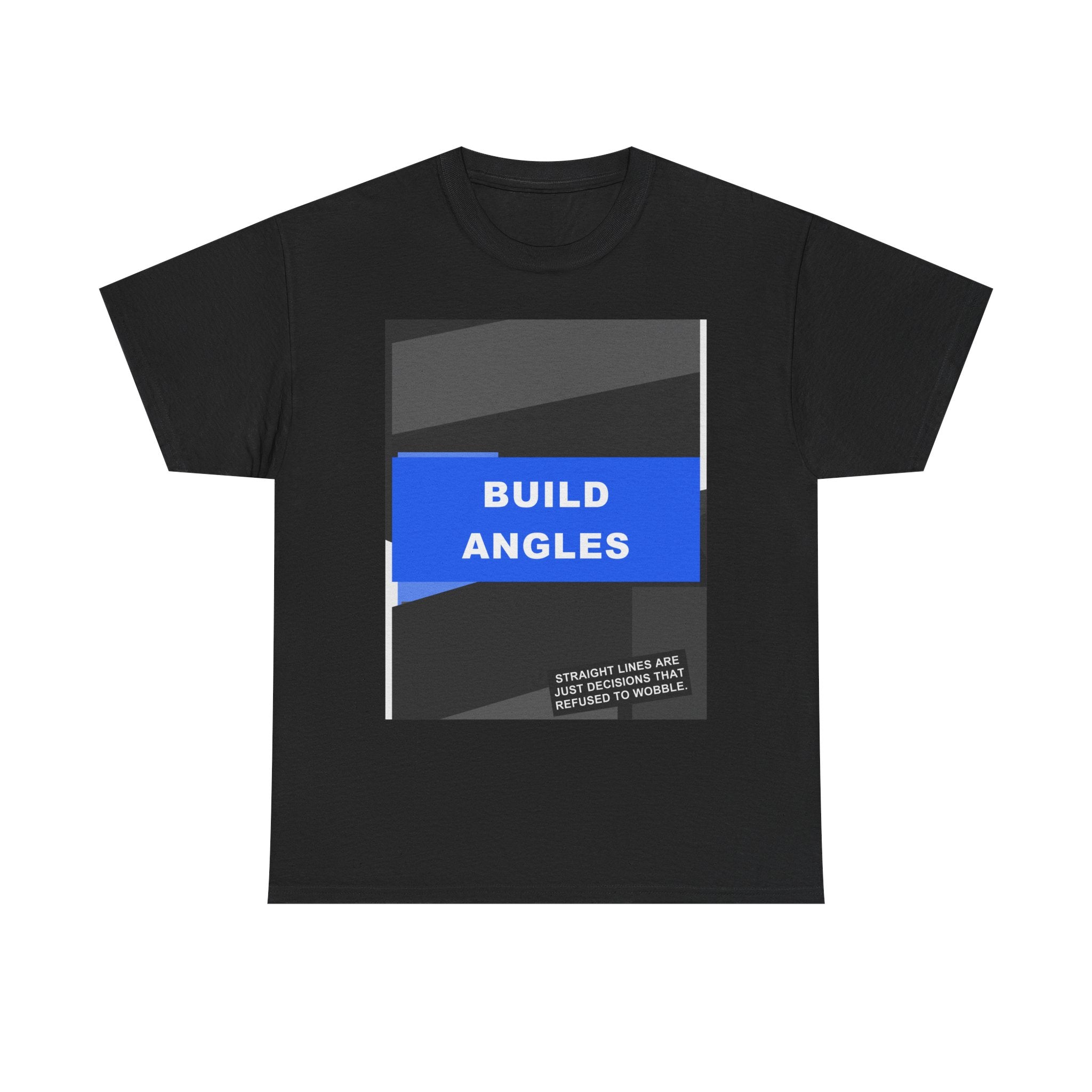 BUILD ANGLES graphic tee by Zukkay