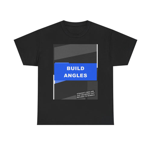BUILD ANGLES graphic tee by Zukkay