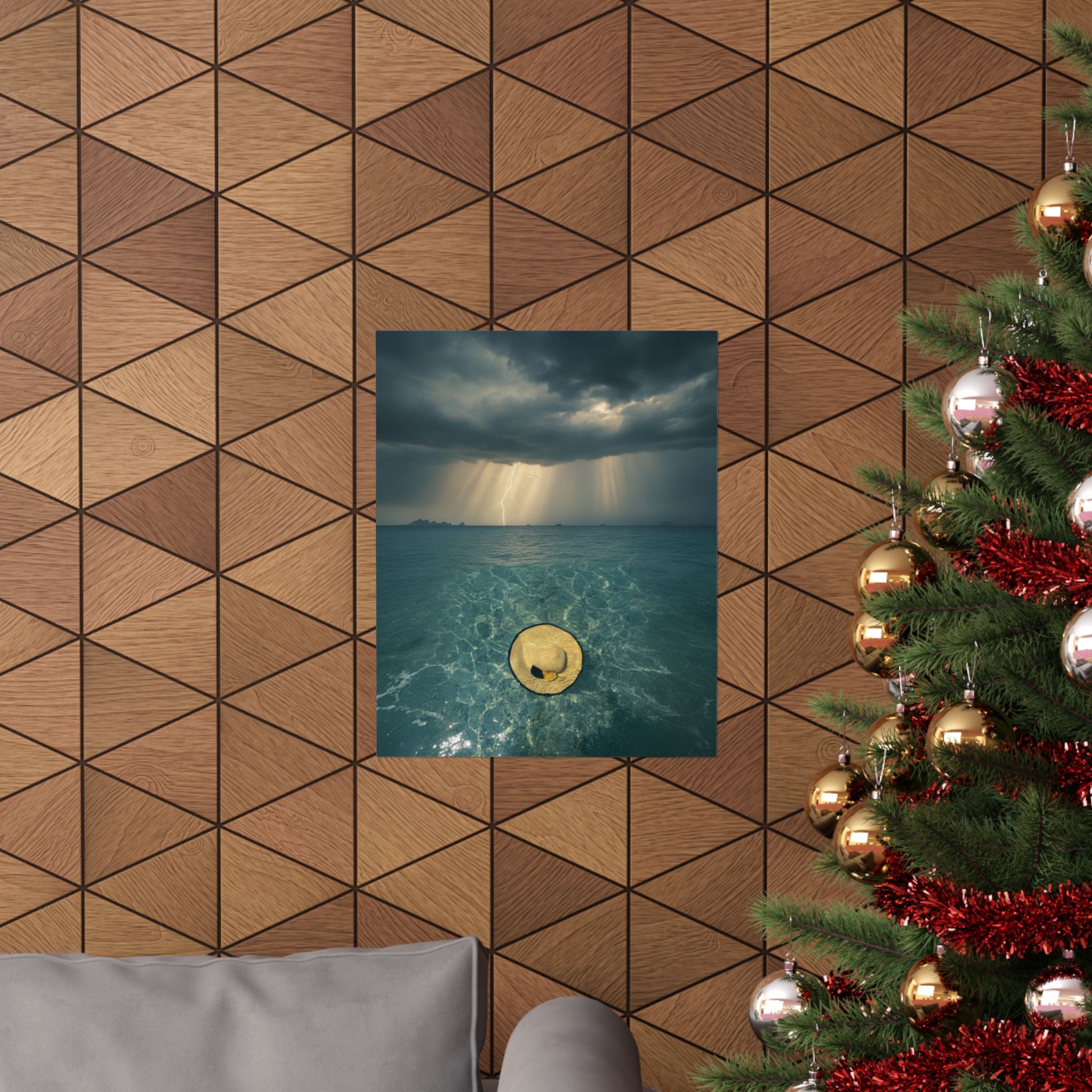 Dramatic Storm — Hat — Matte Poster