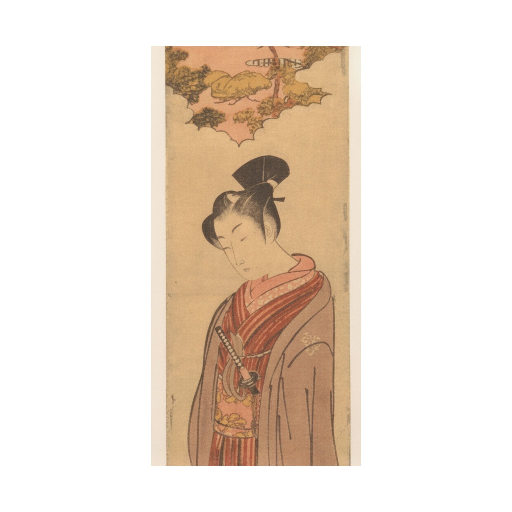 Southern Sunset — Young Man Strolling Near The Sea — Matte Poster