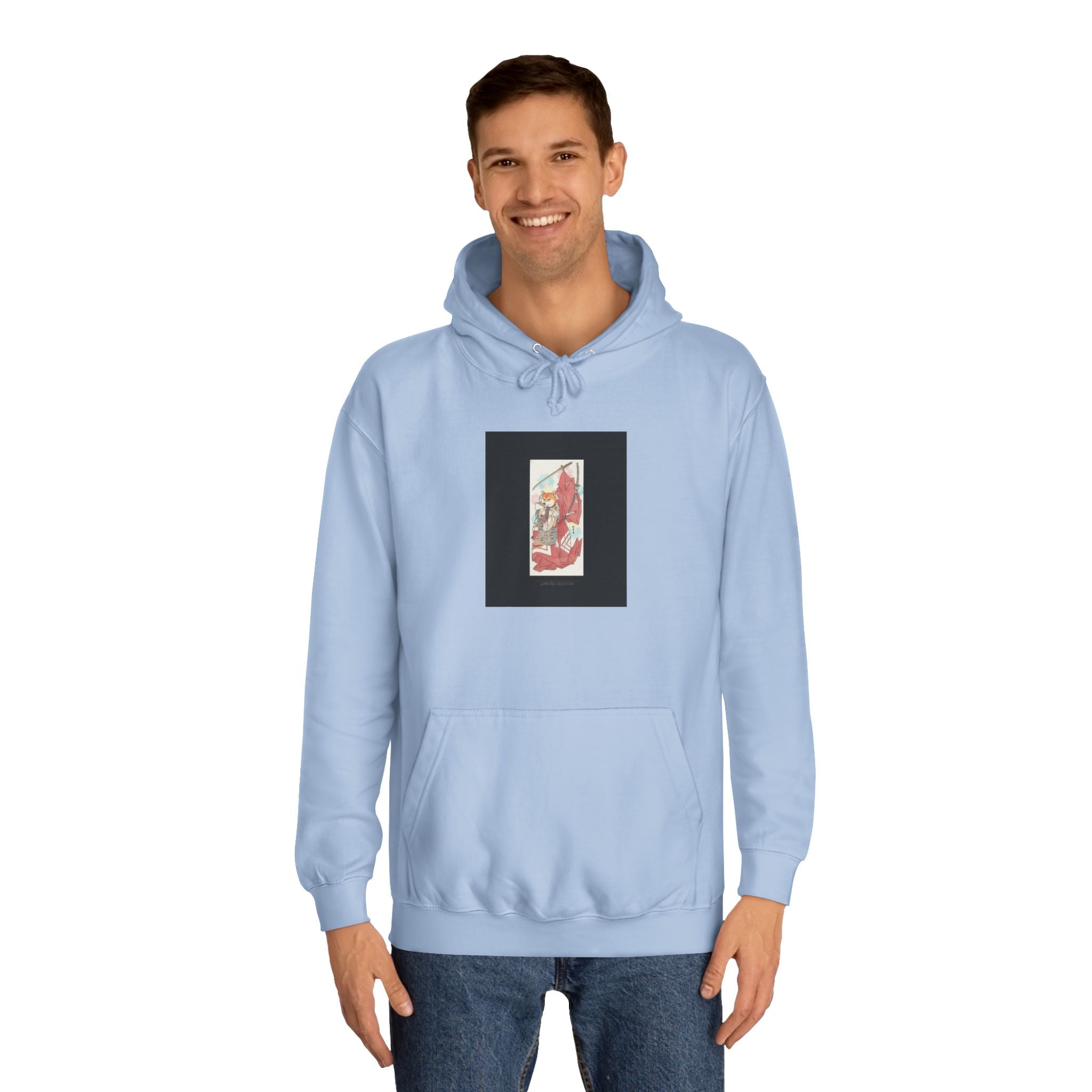 Limited Edition Fox Samurai Ukiyo-e Graphic Hoodie
