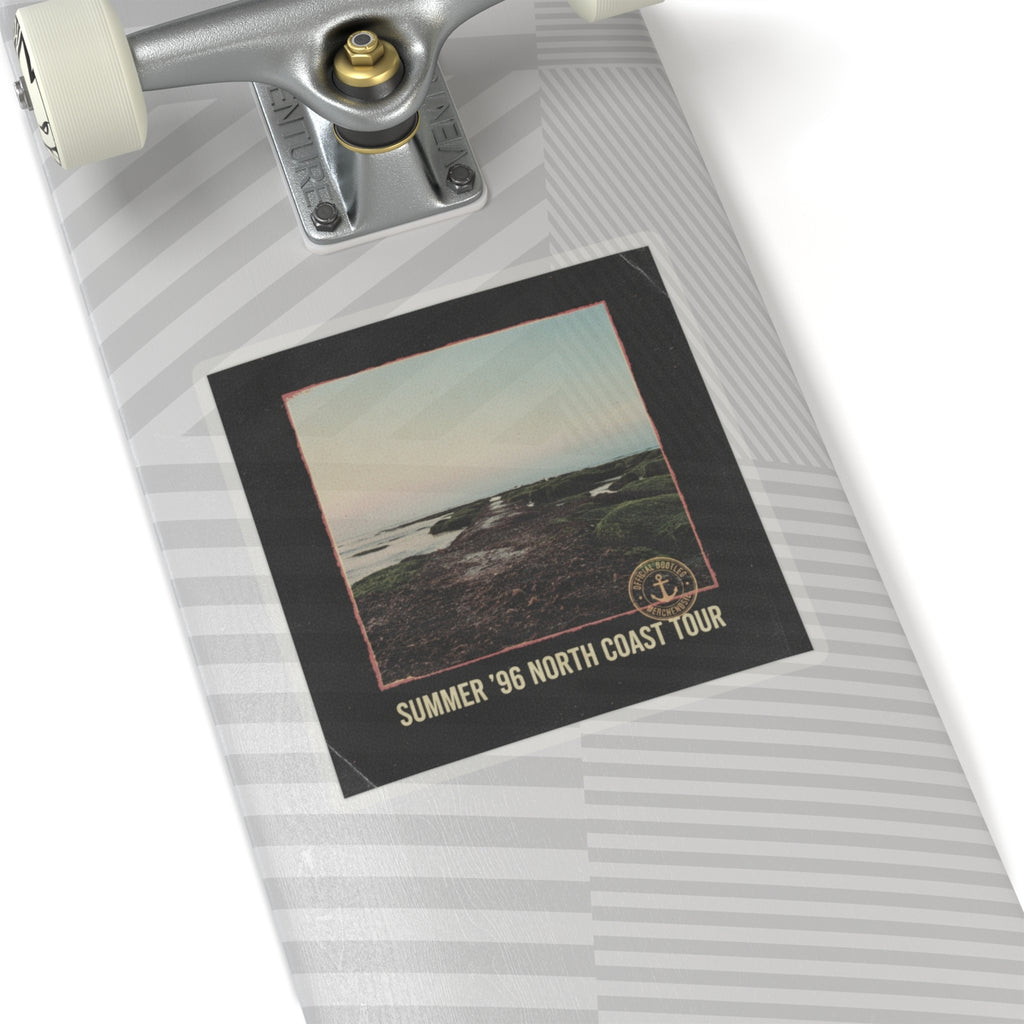 Vintage Bootleg — Beach — Kiss-Cut Sticker