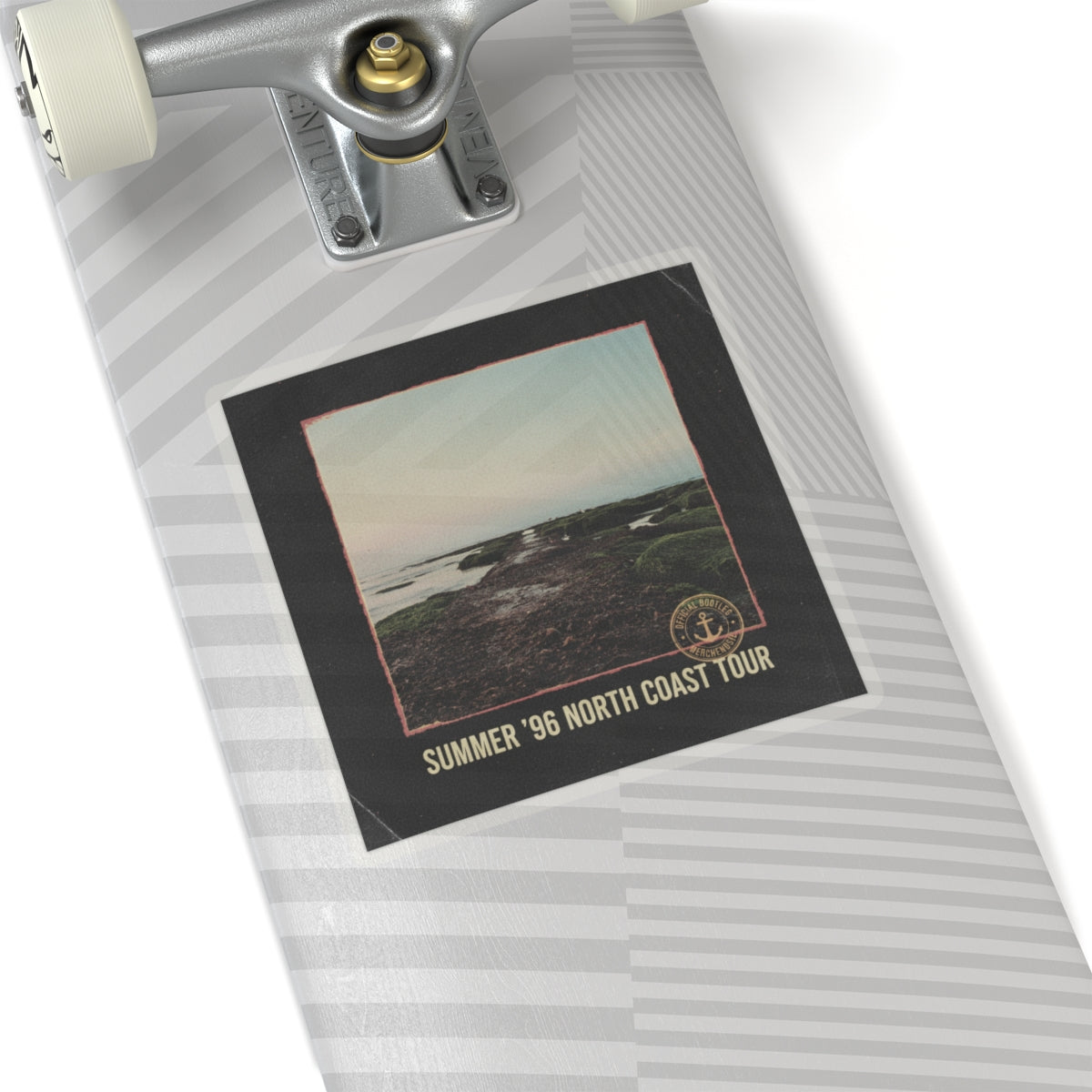 Vintage Bootleg — Beach — Kiss-Cut Sticker