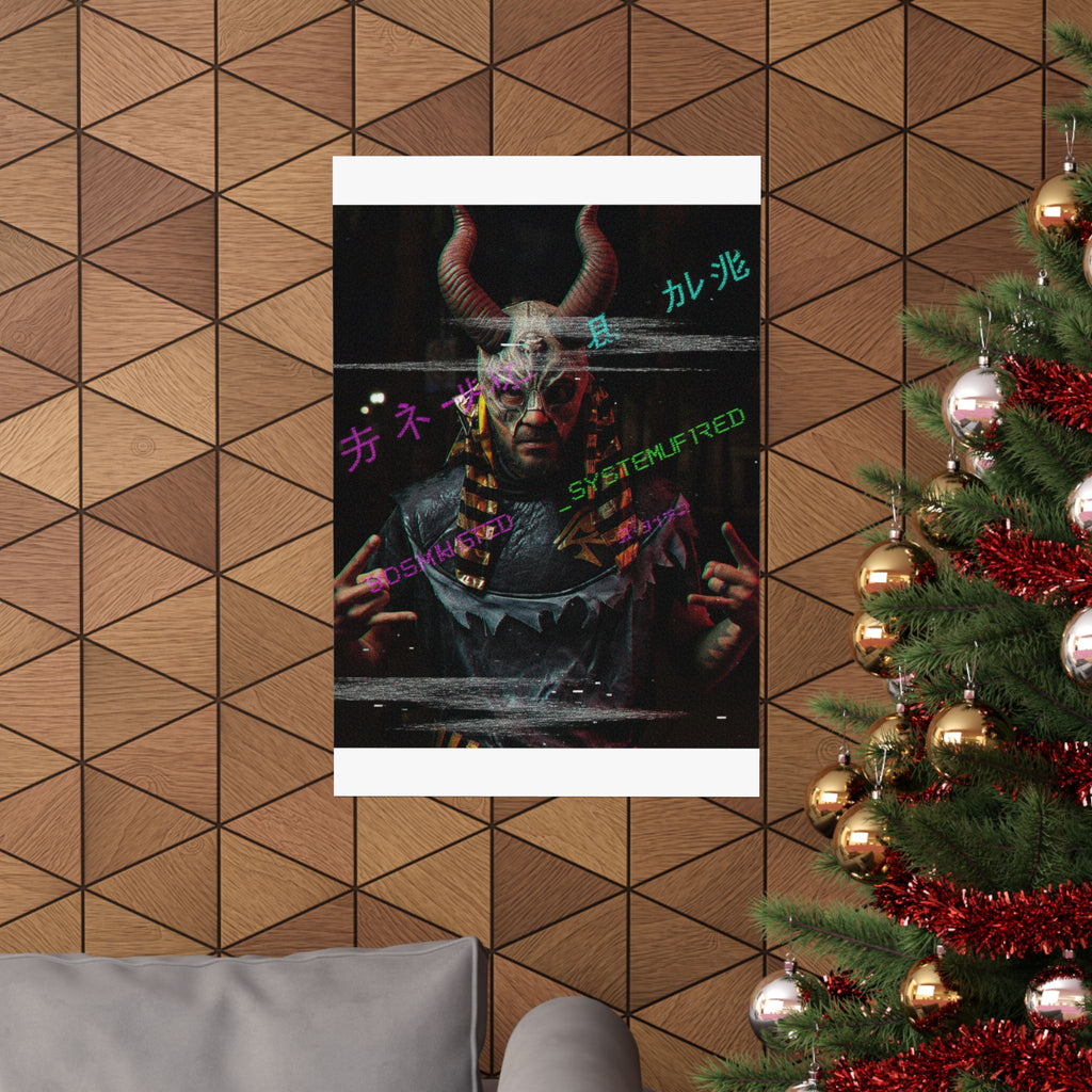 Glitch Culture — Person — Matte Poster