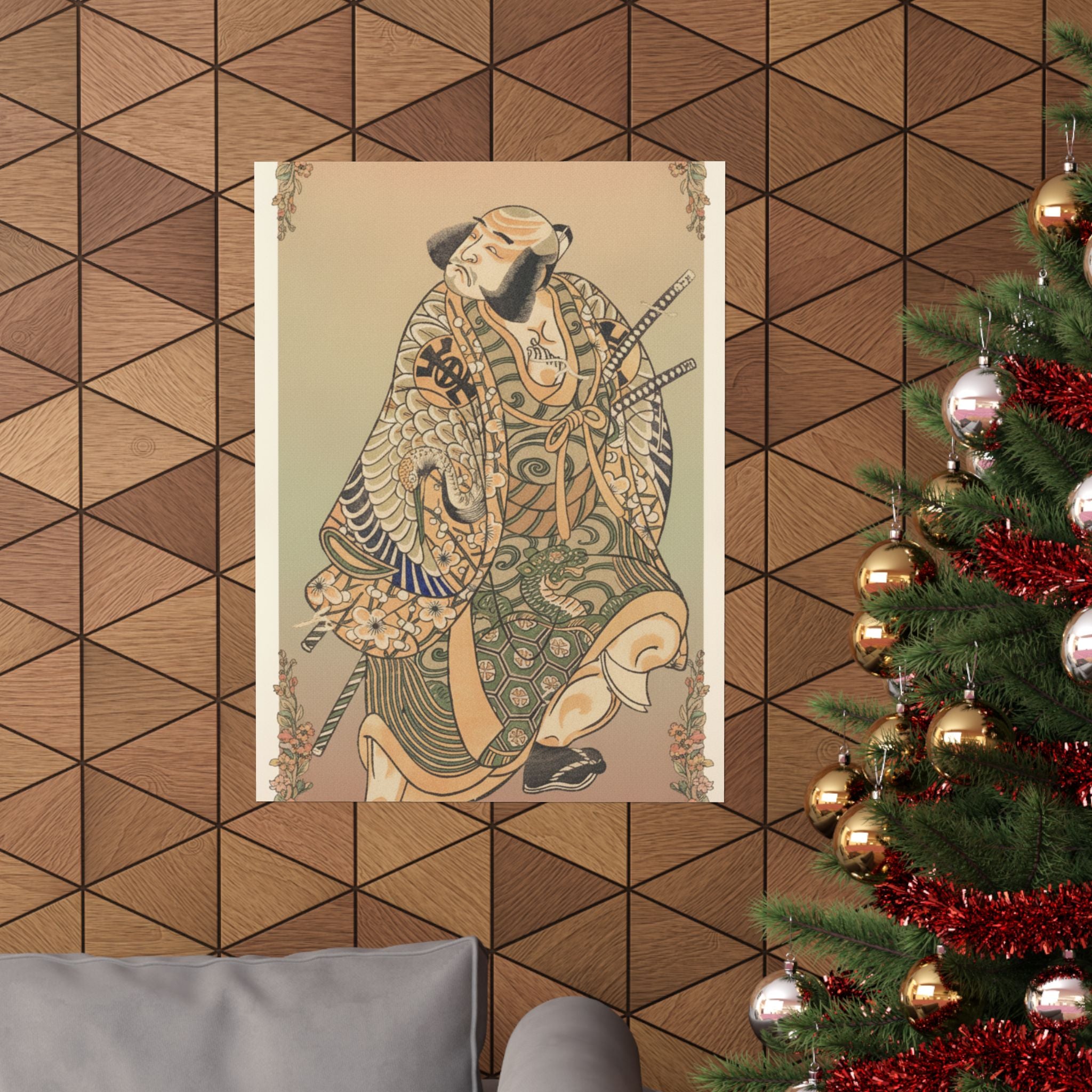 Affirmation — The Actor Nakamura Nakazo As A Warrior — Matte Poster
