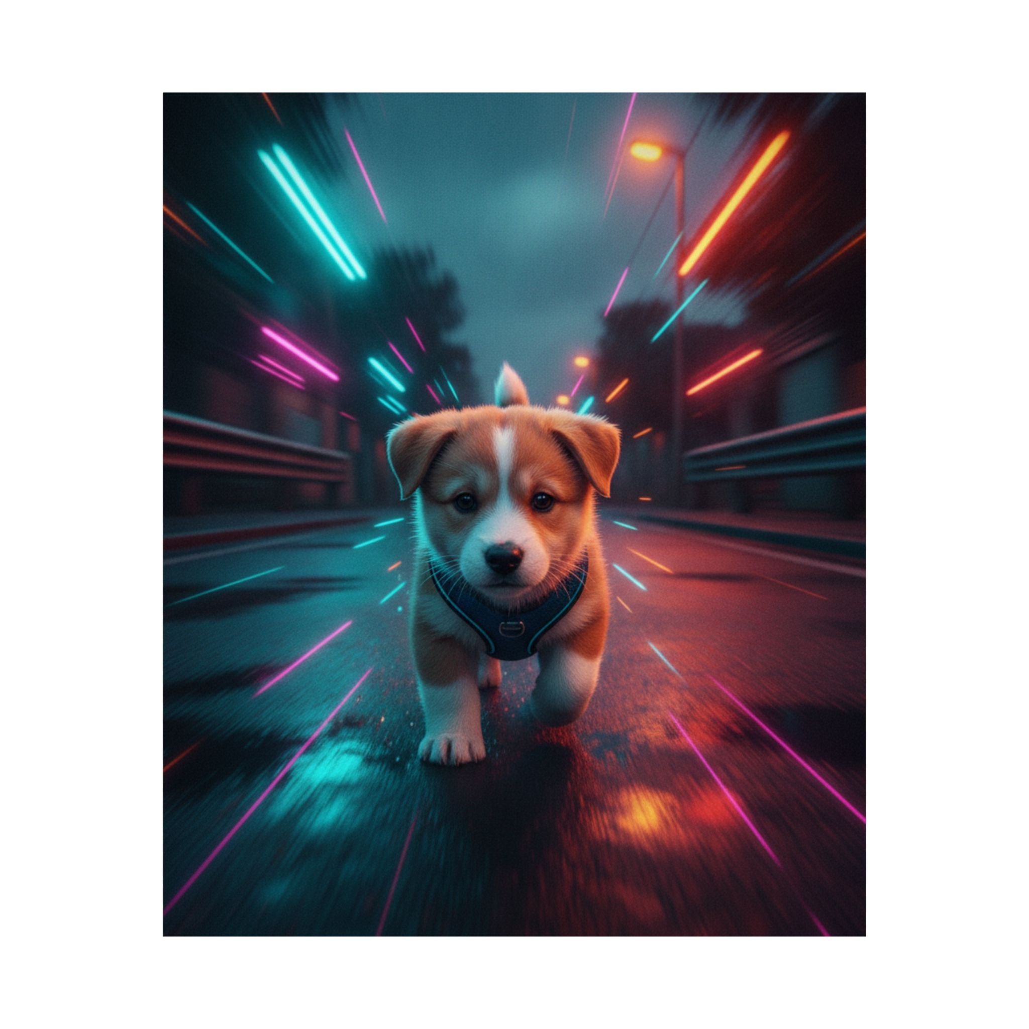Fast Furious — Dog — Matte Poster