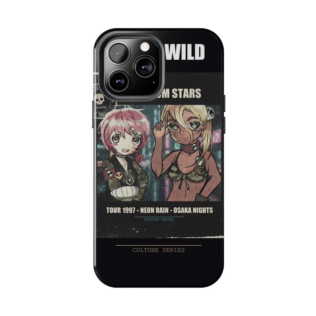 Neon Rain Osaka Nights Anime Tour Poster Phone Case