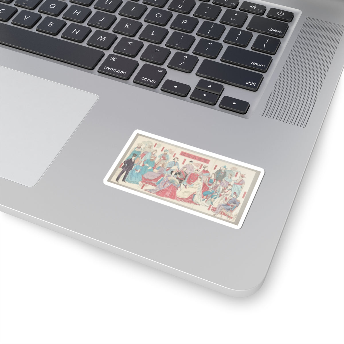 Watercolor — Mirror Of National Costumes Of All Nations  (Bankoku Ishō Kagami) — Kiss-Cut Sticker