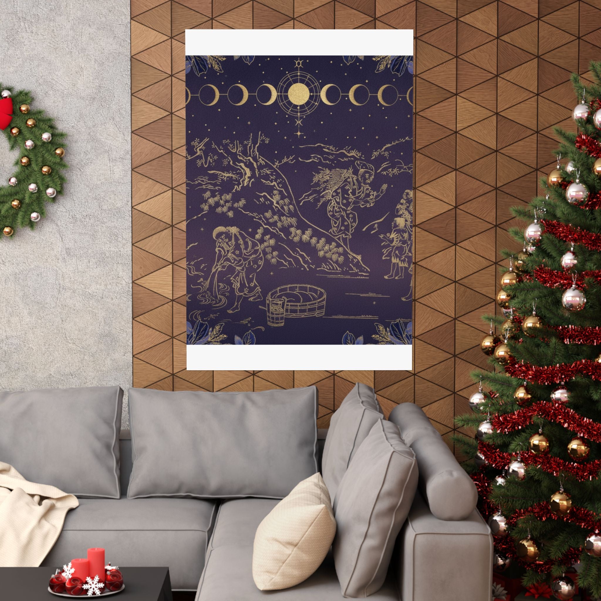 Celestial — Fagot–Gatherer Finds Boy With Sparrow — Matte Poster