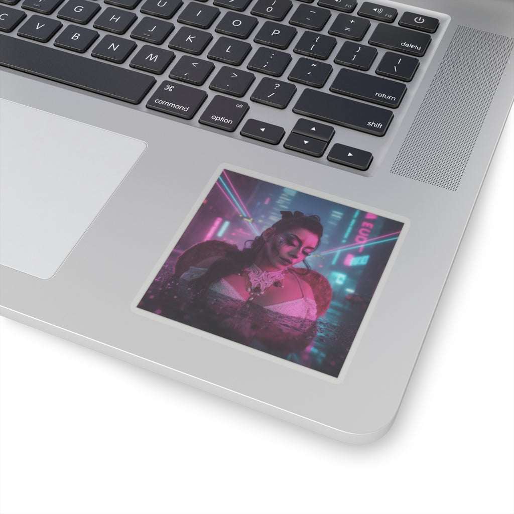 Neon Noir — Person — Kiss-Cut Sticker