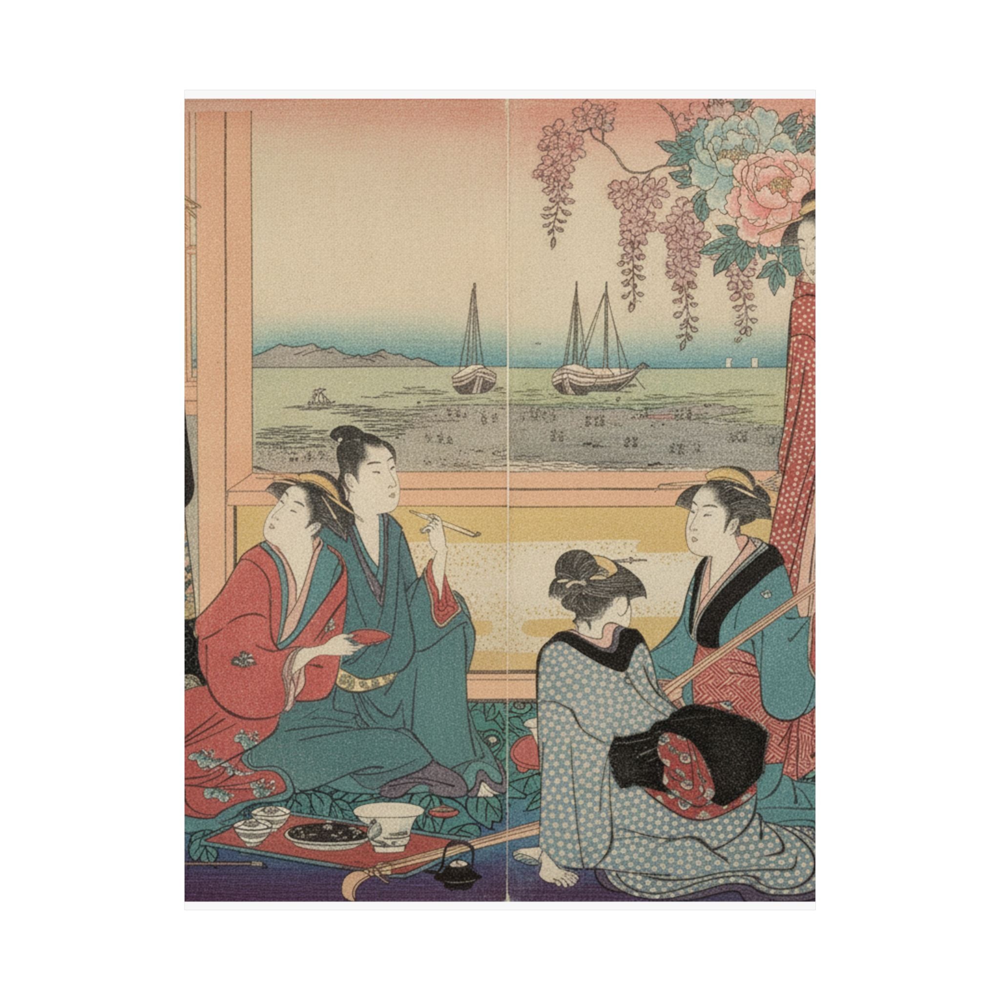 Affirmation — Teahouse In Shinagawa — Matte Poster