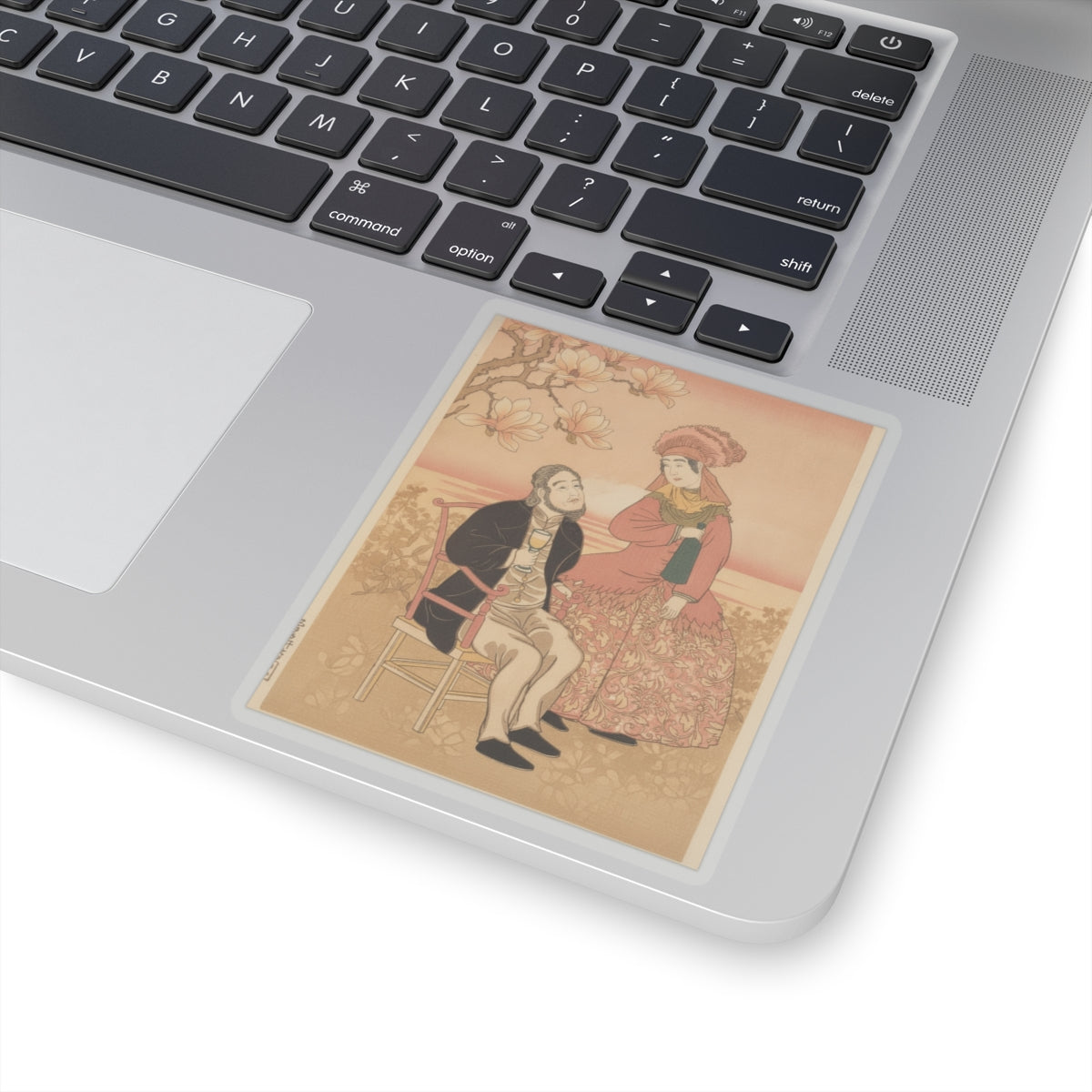 Southern Sunset — France, From The Series Pictures Of People From Foreign Lands (Gaikoku Jinbutsu  — Kiss-Cut Sticker