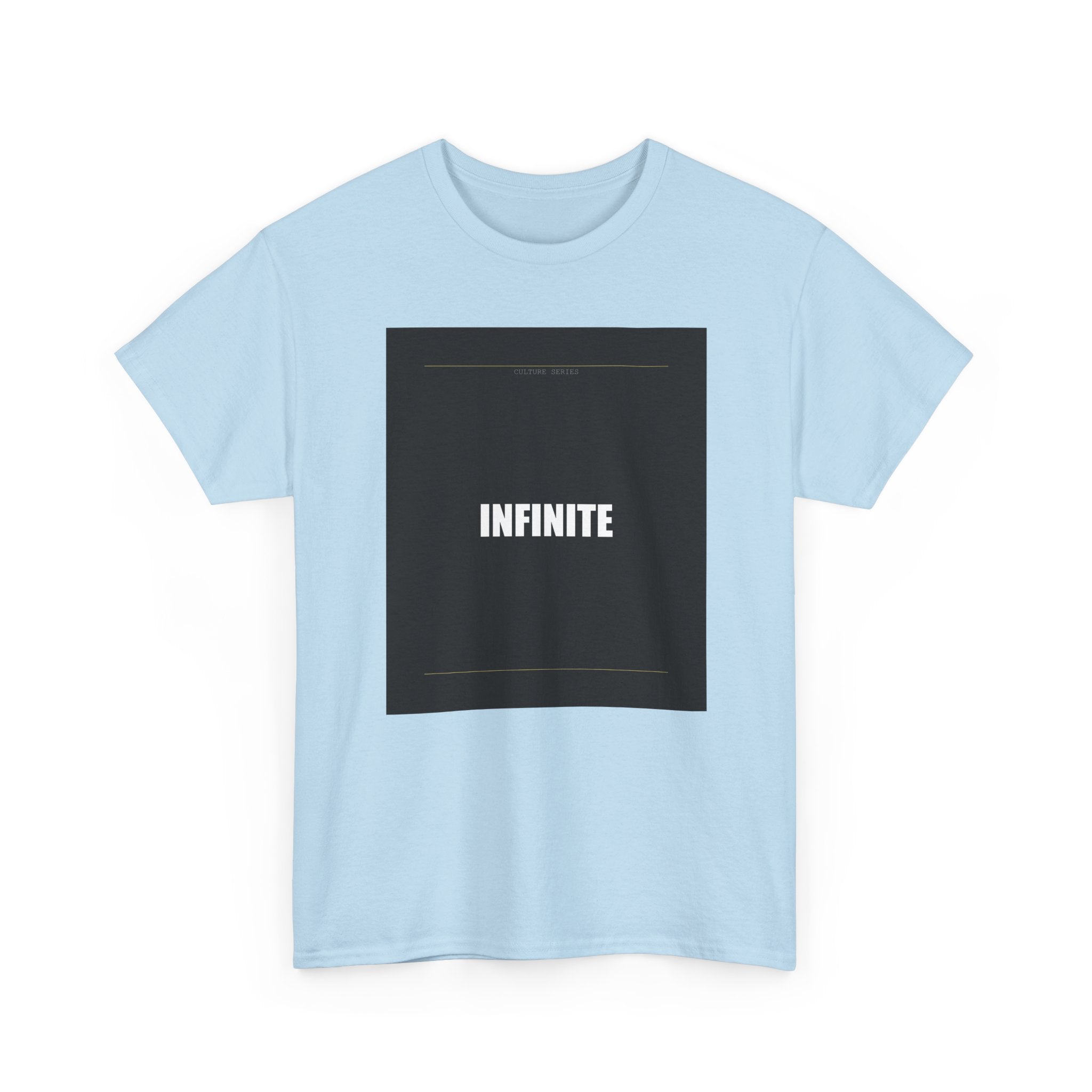 INFINITE Bold Type Charcoal Block Graphic Tee