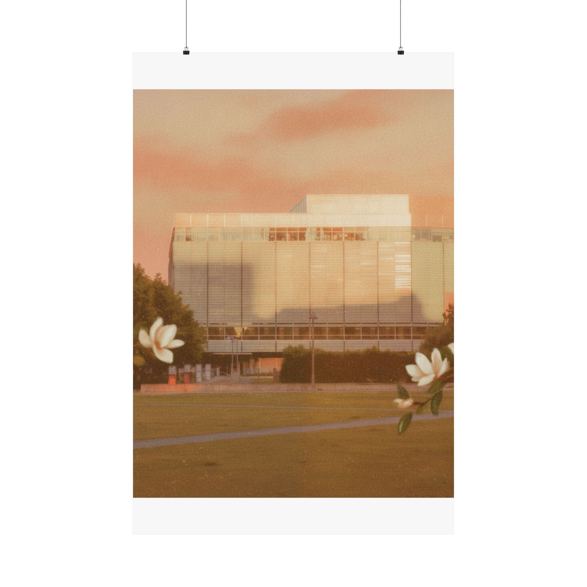 Southern Sunset — Building — Matte Poster