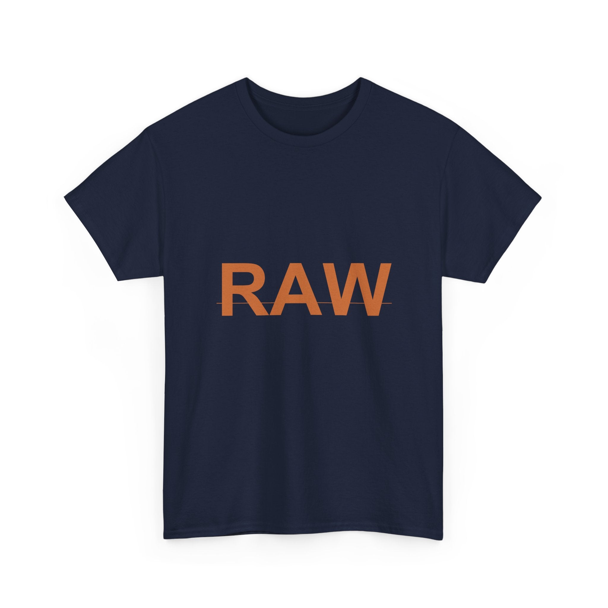 RAW Rust Block Letter Statement Graphic Tee