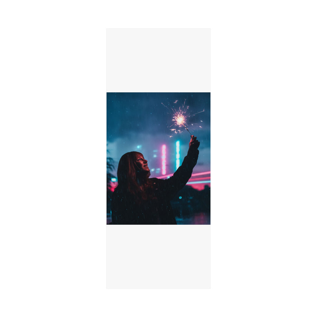 Neon Noir — Person — Matte Poster