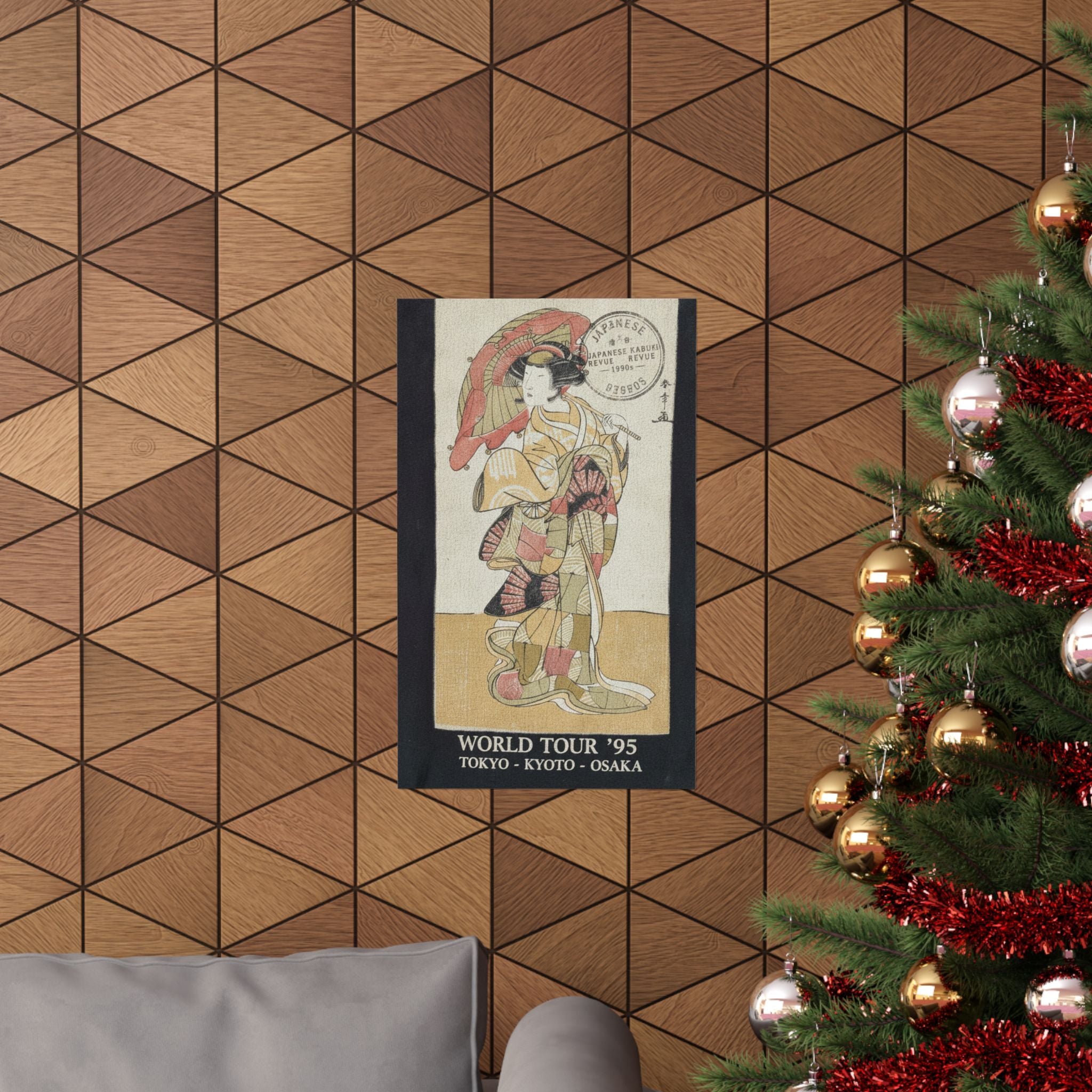 Vintage Bootleg — The First Nakamura Tomijuro As A Woman Dancer — Matte Poster