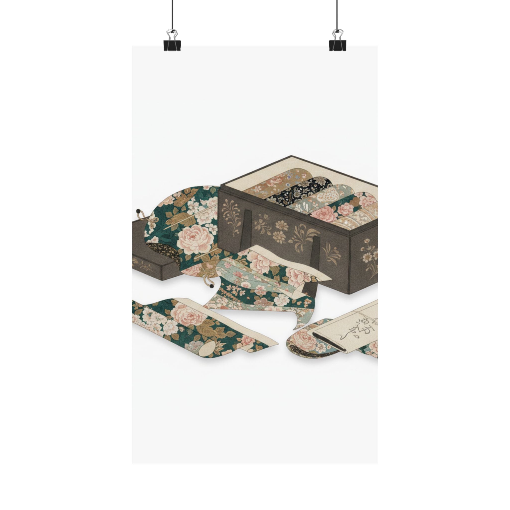 Ecommerce Main — Box With Draperies — Matte Poster