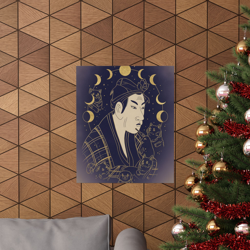 Celestial — The Actor Matsumoto Koshiro As Banzuin Chobei — Matte Poster