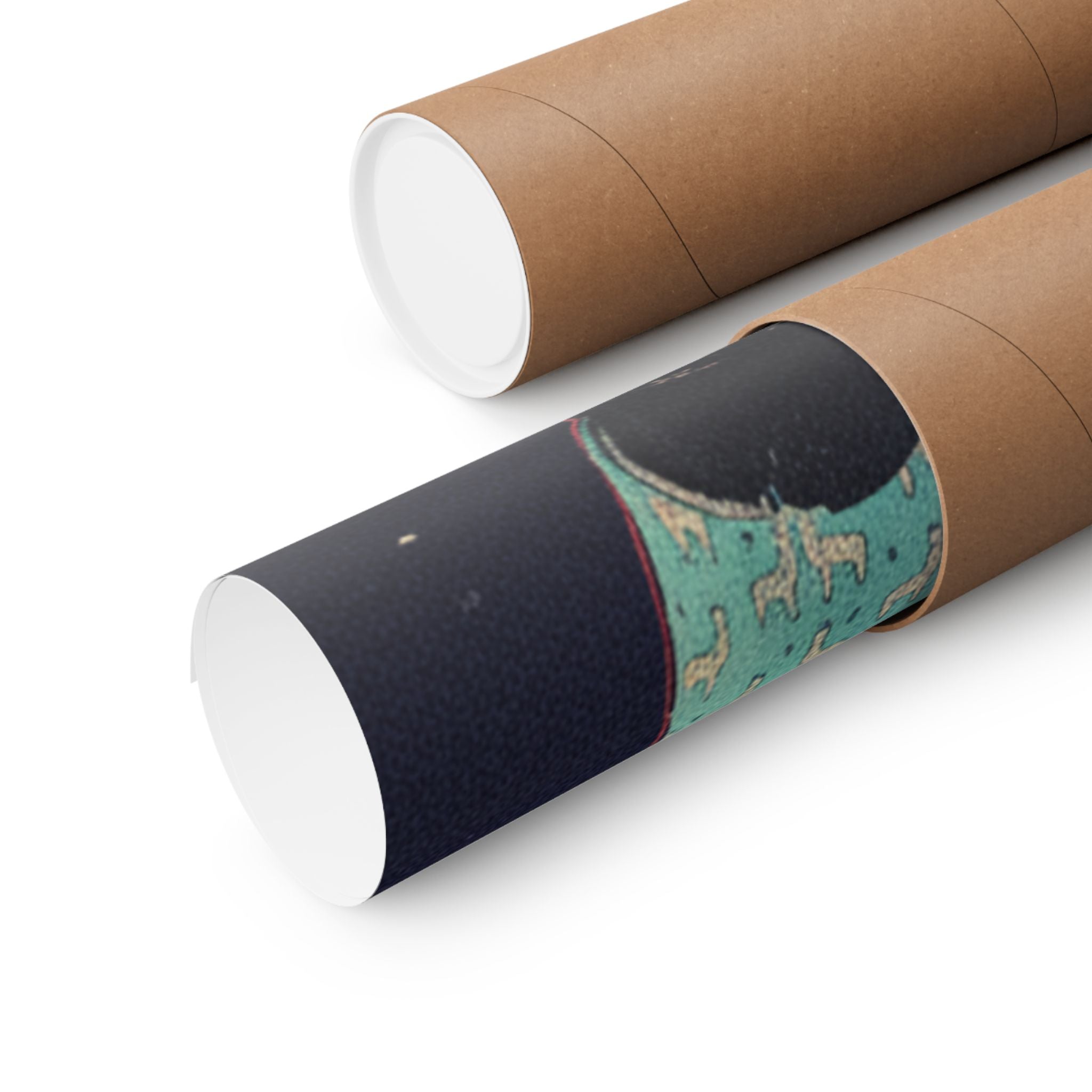 Japanese Street — Dog — Matte Poster