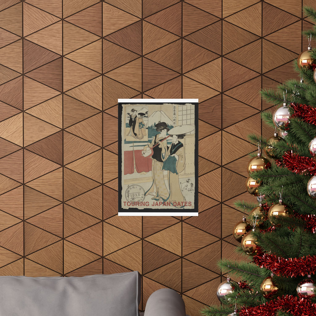 Vintage Bootleg — Two Tori-Oi, Or Itinerant Women Musicians Of The Eta Class — Matte Poster