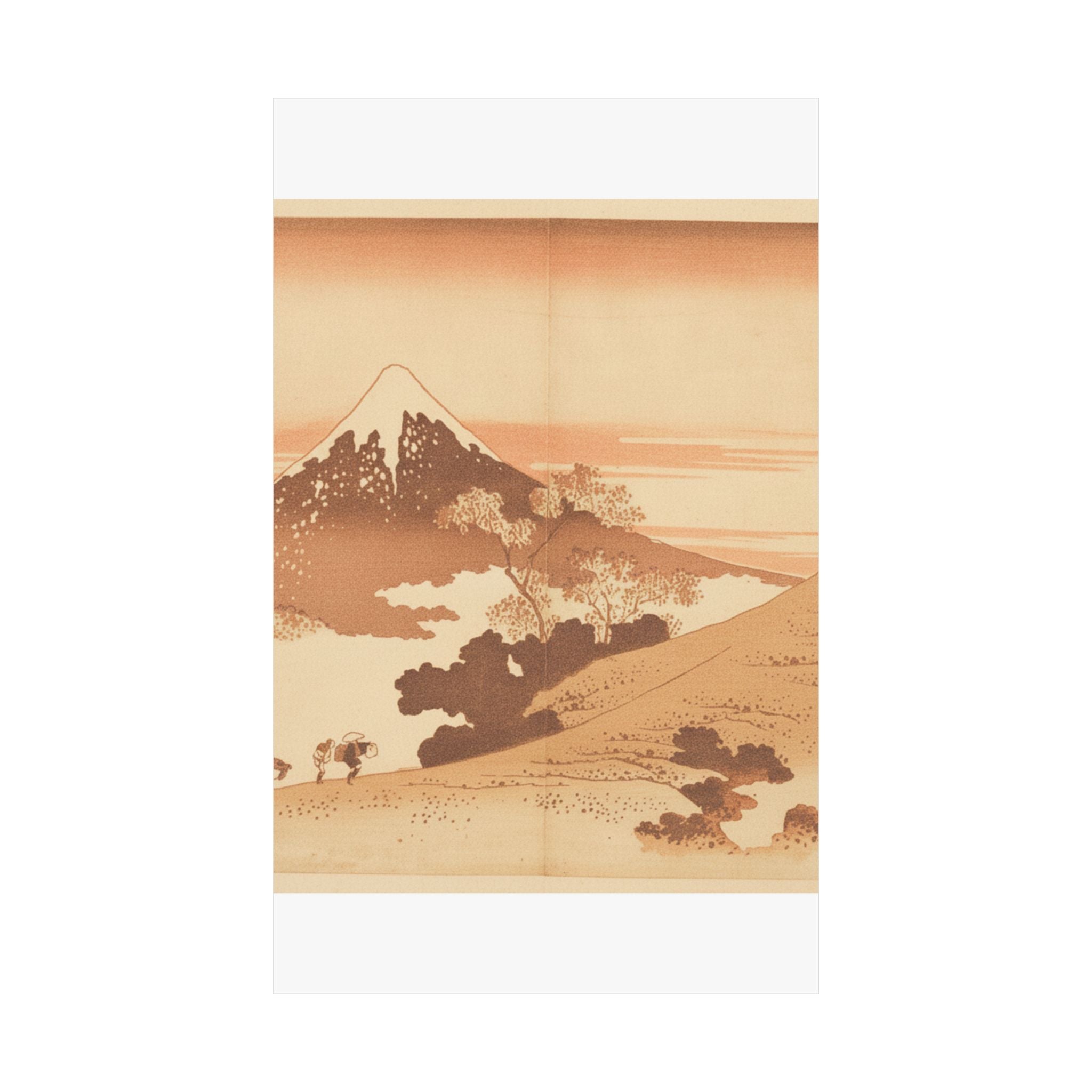 Southern Sunset — Fuji From Inume (?) Pass — Matte Poster