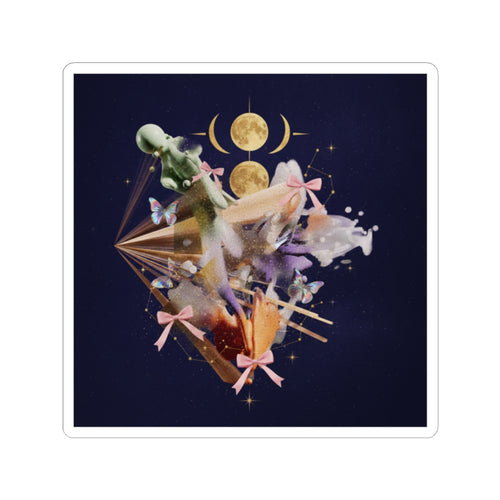 Celestial — Abstract — Kiss-Cut Sticker