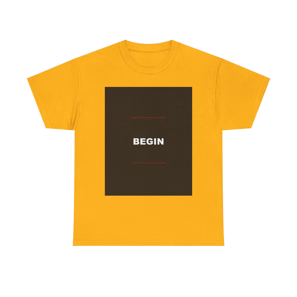 BEGIN graphic tee by Zukkay