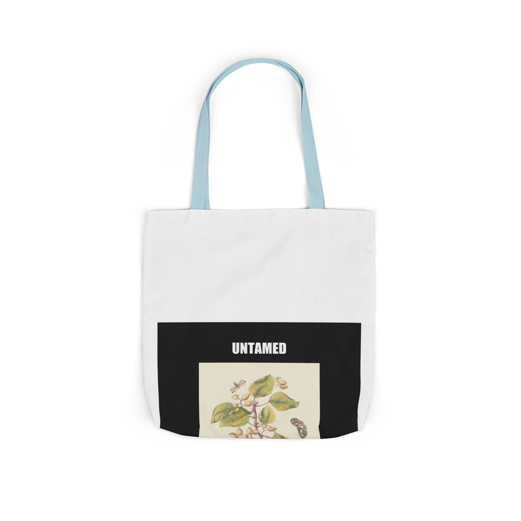 UNTAMED Vintage Botanical Blossom Canvas Tote Bag
