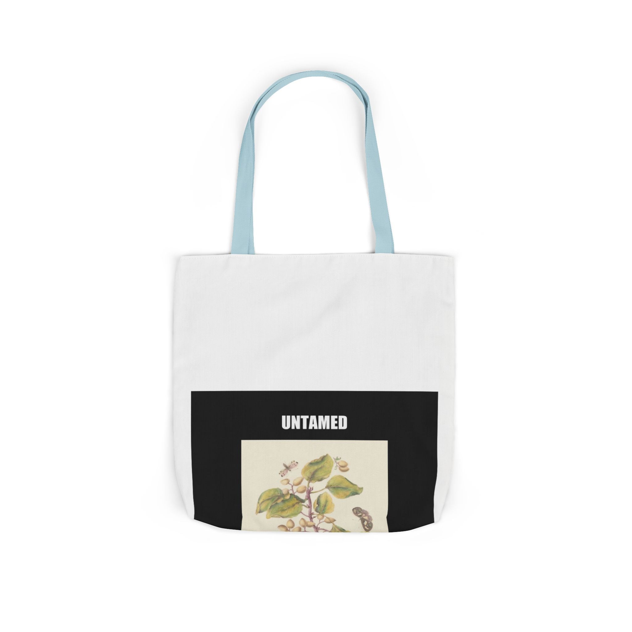 UNTAMED Vintage Botanical Blossom Canvas Tote Bag