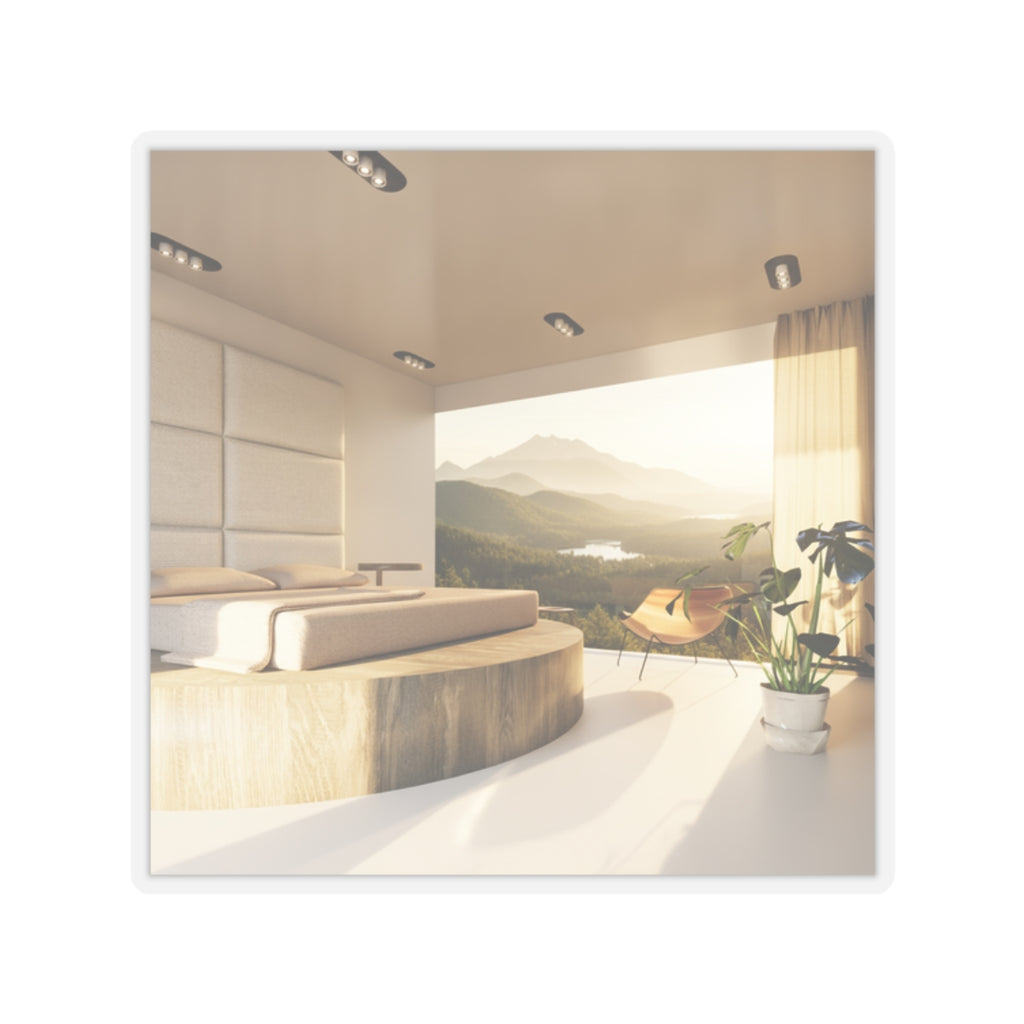 Scenic Nature — Bedroom — Kiss-Cut Sticker