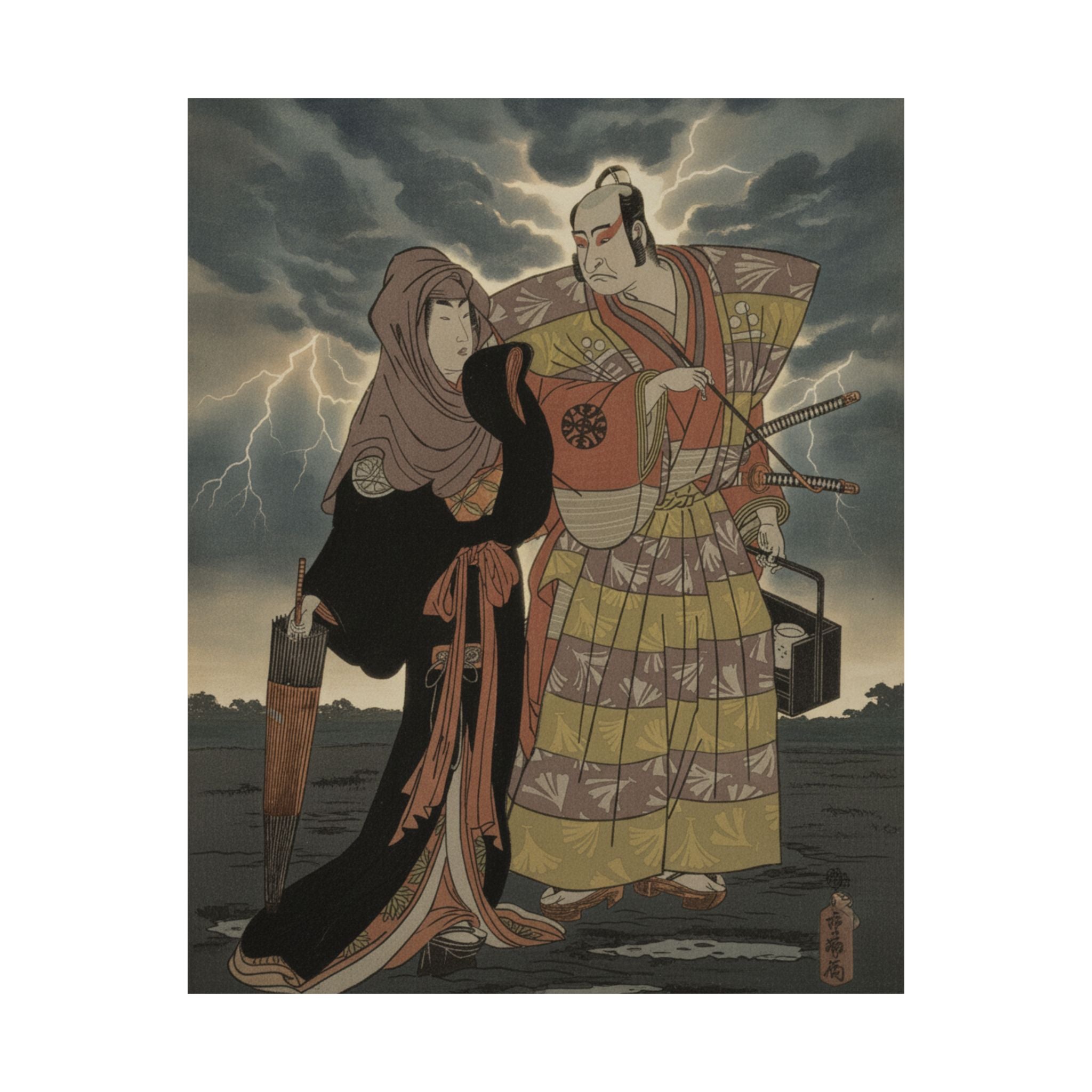 Dramatic Storm — Scene From A Drama — Matte Poster