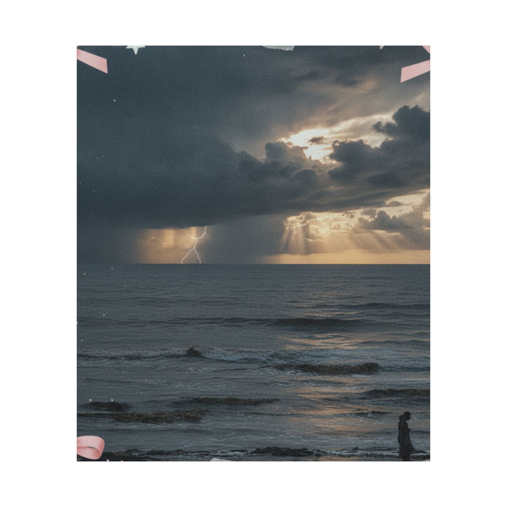 Dramatic Storm — Person — Matte Poster