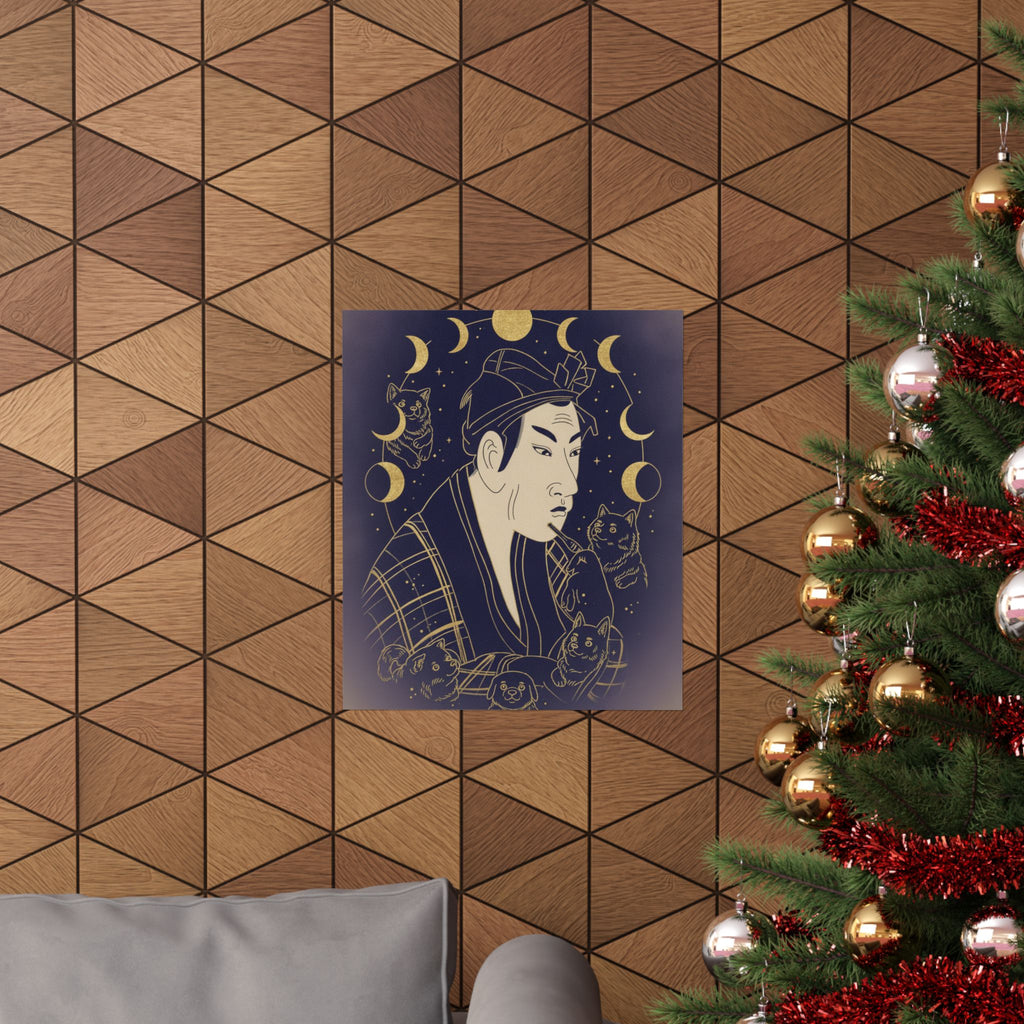 Celestial — The Actor Matsumoto Koshiro As Banzuin Chobei — Matte Poster