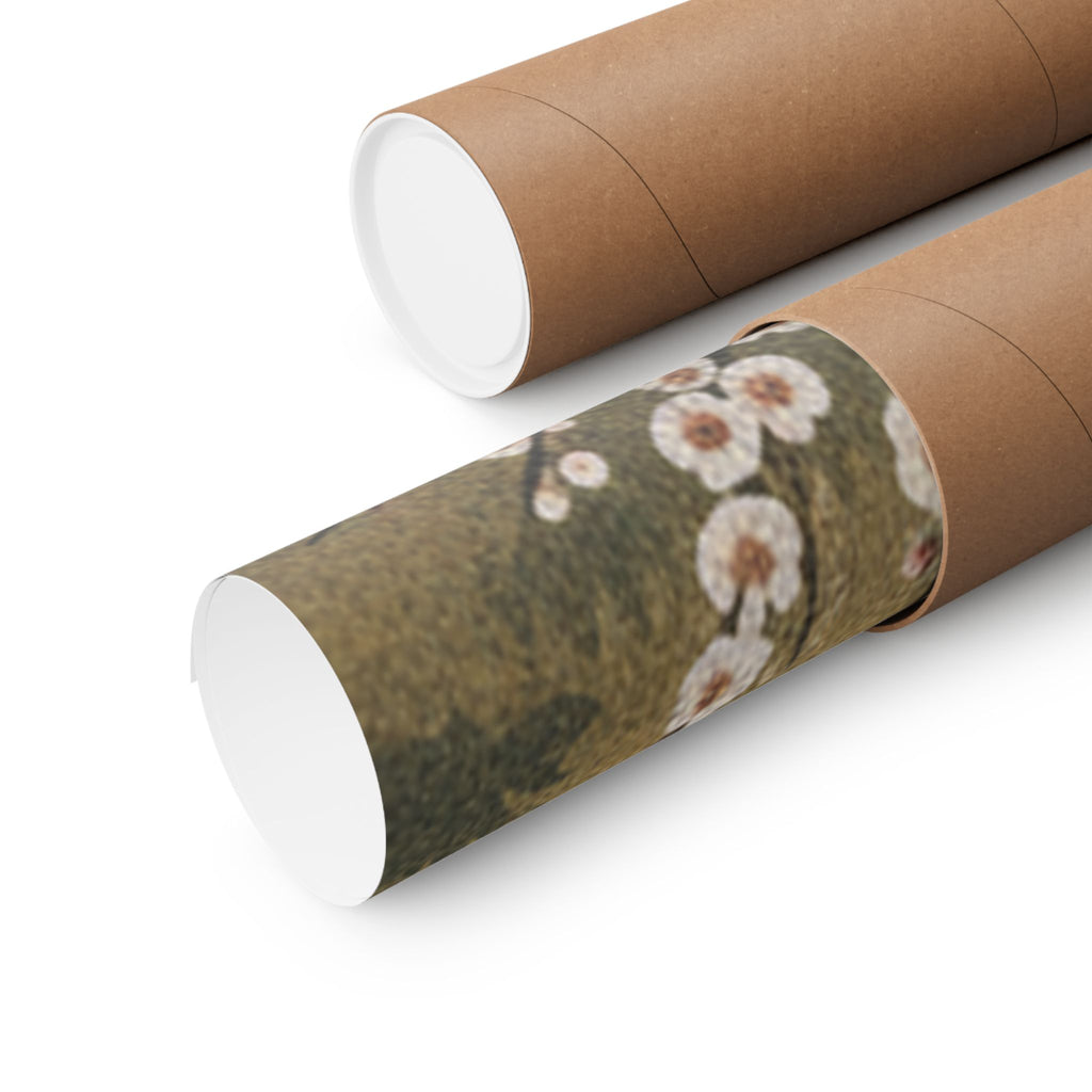 Scenic Nature — Plum Tree In Blossom — Matte Poster