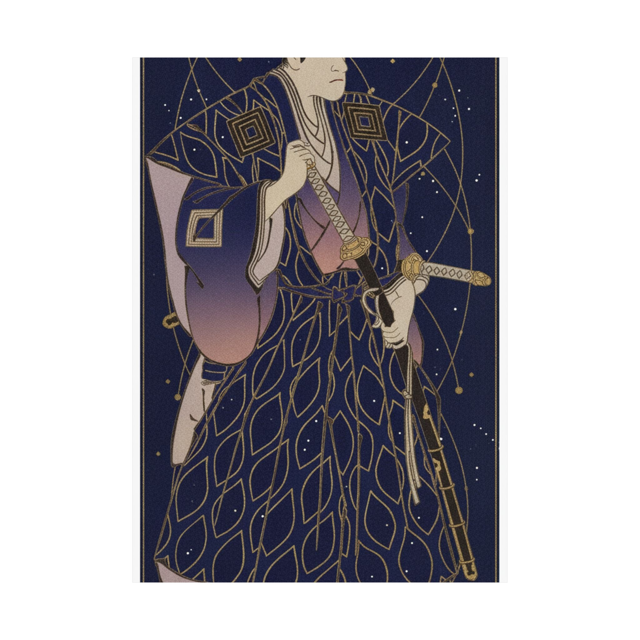 Celestial — Ichikawa Danjuro Vi As Funa Bansaku,Son Of Fuwa Banzayemon — Matte Poster