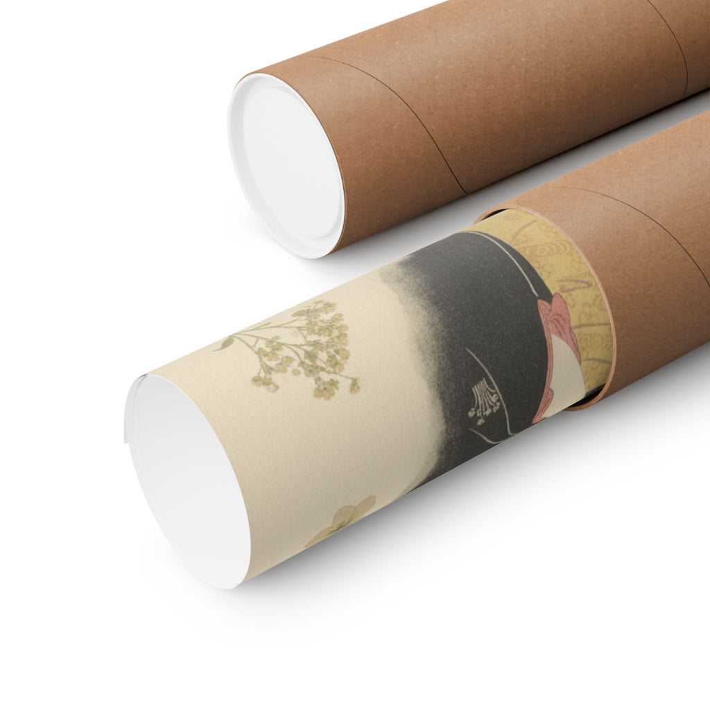 Botanical — The Lady Tomimoto Toyohina Reading A Letter — Matte Poster
