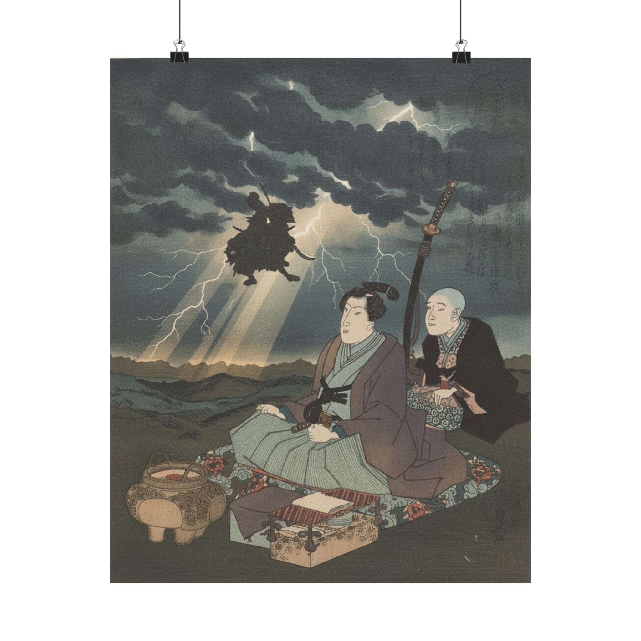 Dramatic Storm art print — product view 3
