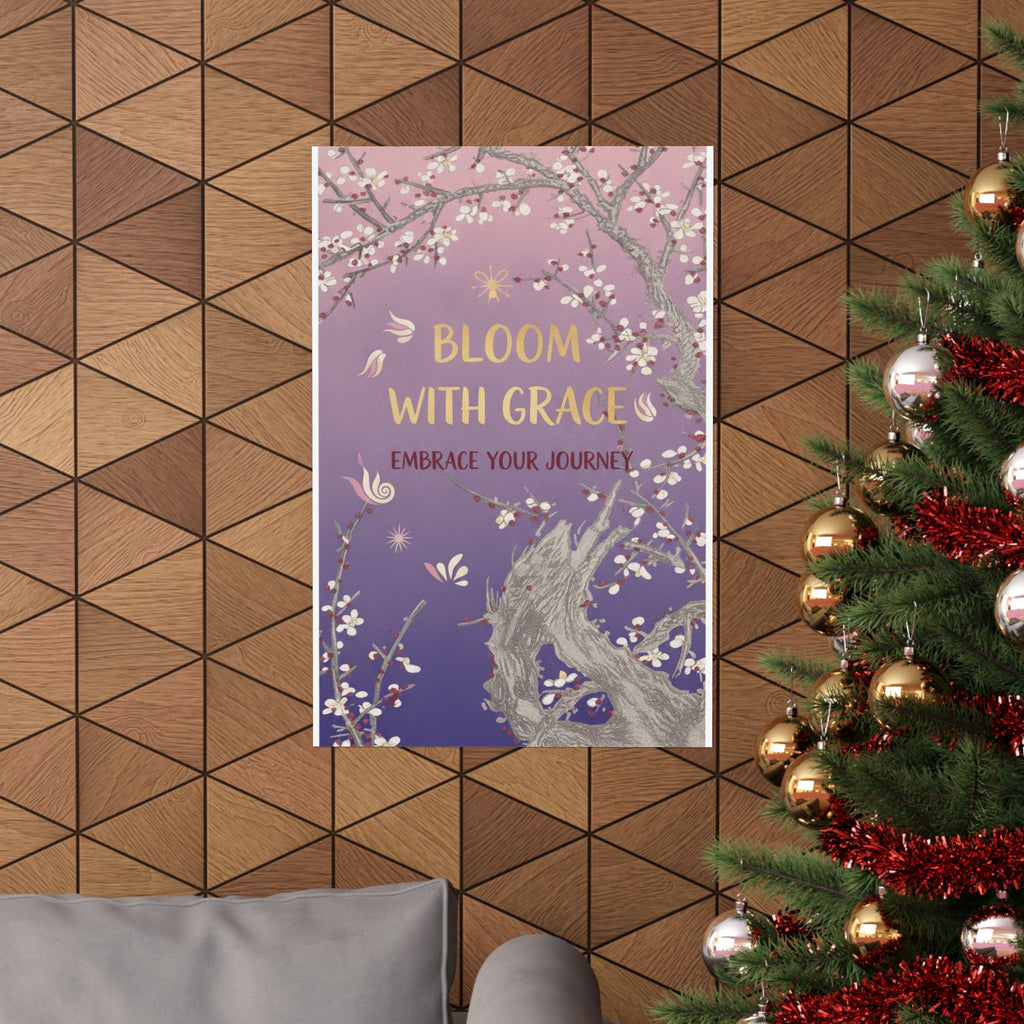 Affirmation — Plum Tree In Blossom — Matte Poster