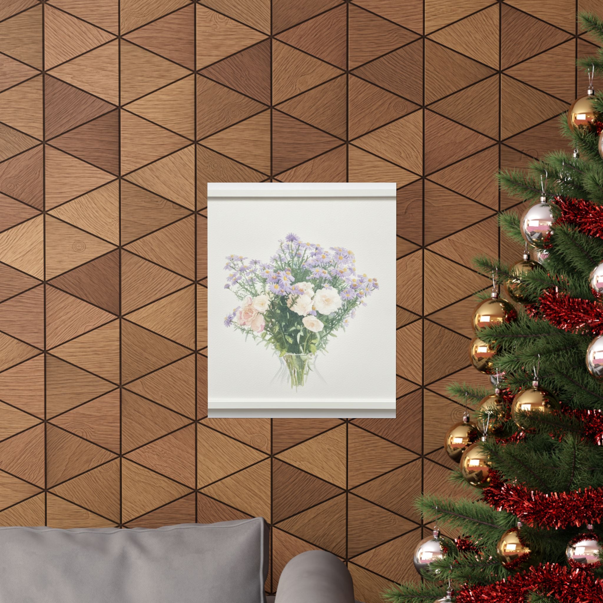 Watercolor — Flowers — Matte Poster