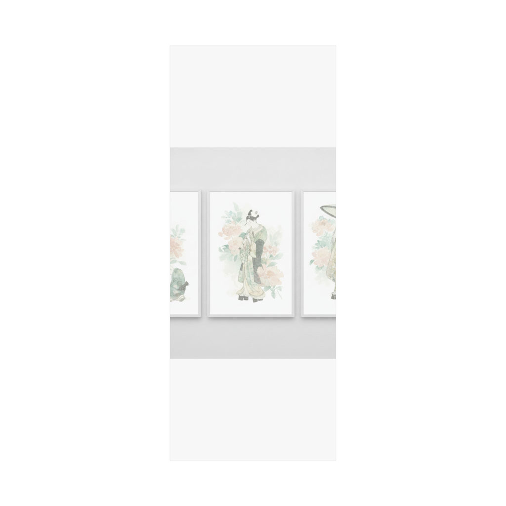 Watercolor — Tripytych Of Young Men — Matte Poster